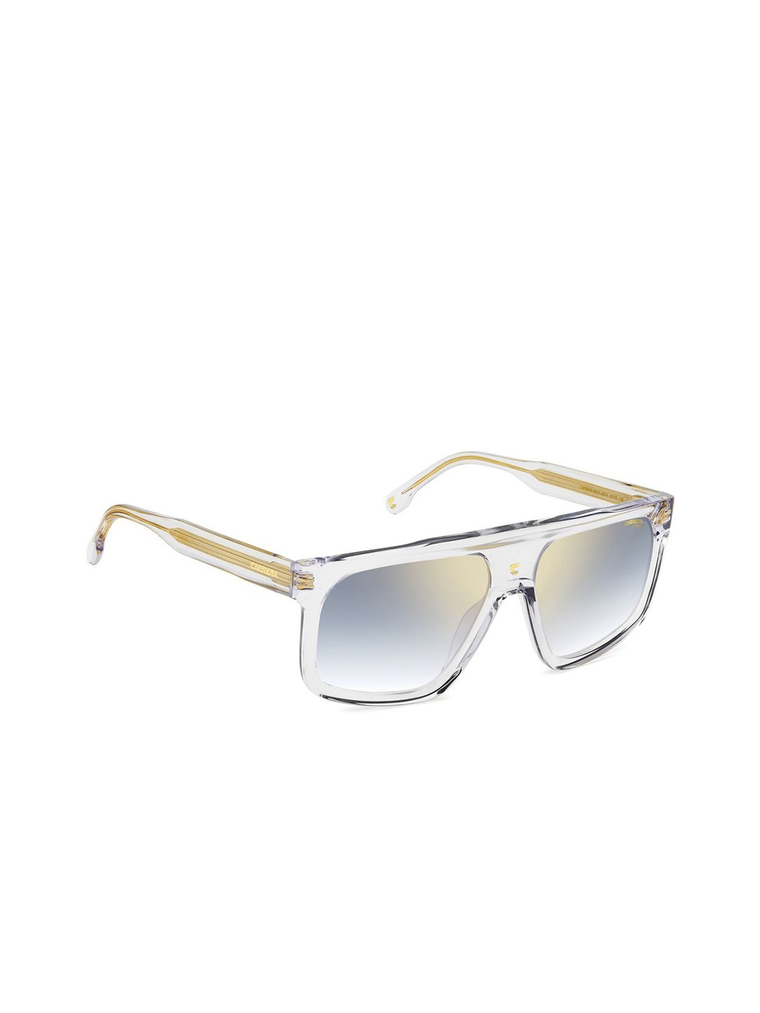 

Carrera Unisex Rectangle Sunglasses with UV Protected Lens, Blue