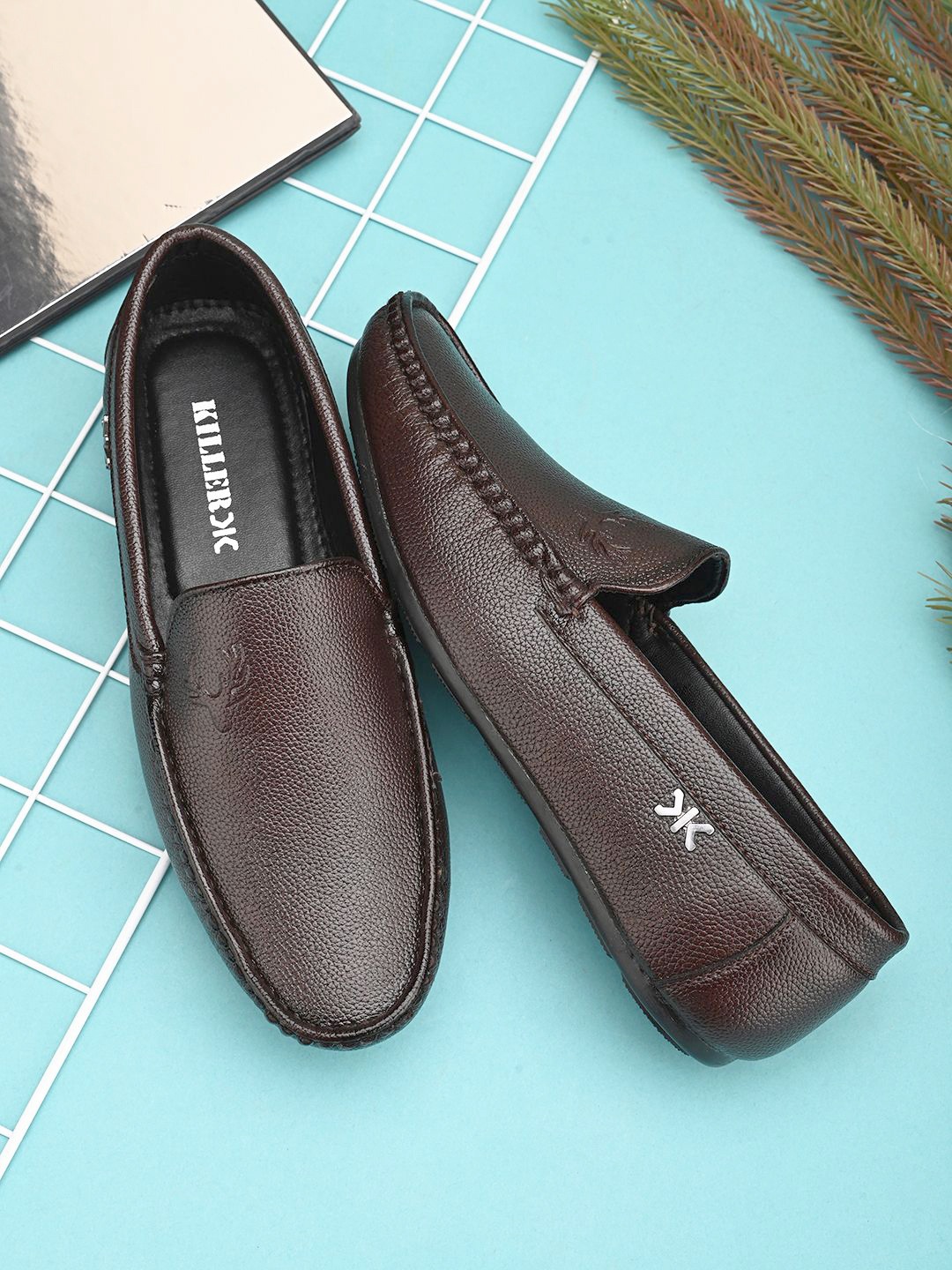 

Killer Men Formal Slip-On Loafers, Brown