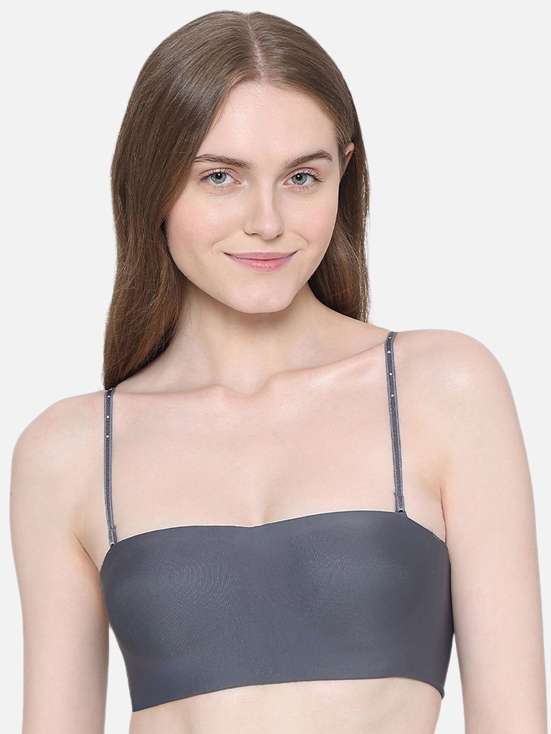 

Wacoal Medium Coverage Underwired Lightly Padded Bandeau Bra, Grey