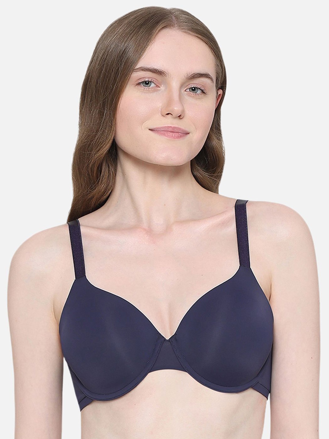 

Wacoal Medium Coverage Underwired Lightly Padded Push-Up Bra, Navy blue