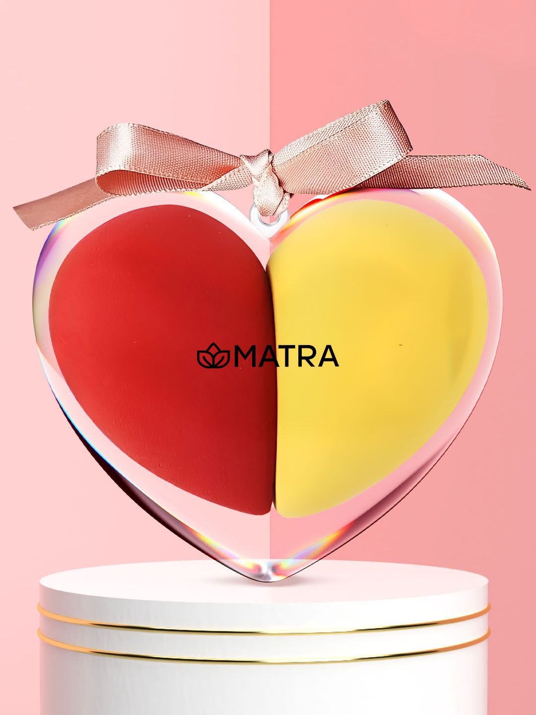 

MATRA Set Of 2 Latex Free Makeup Beauty Blender Sponges with Travel Case, Multi