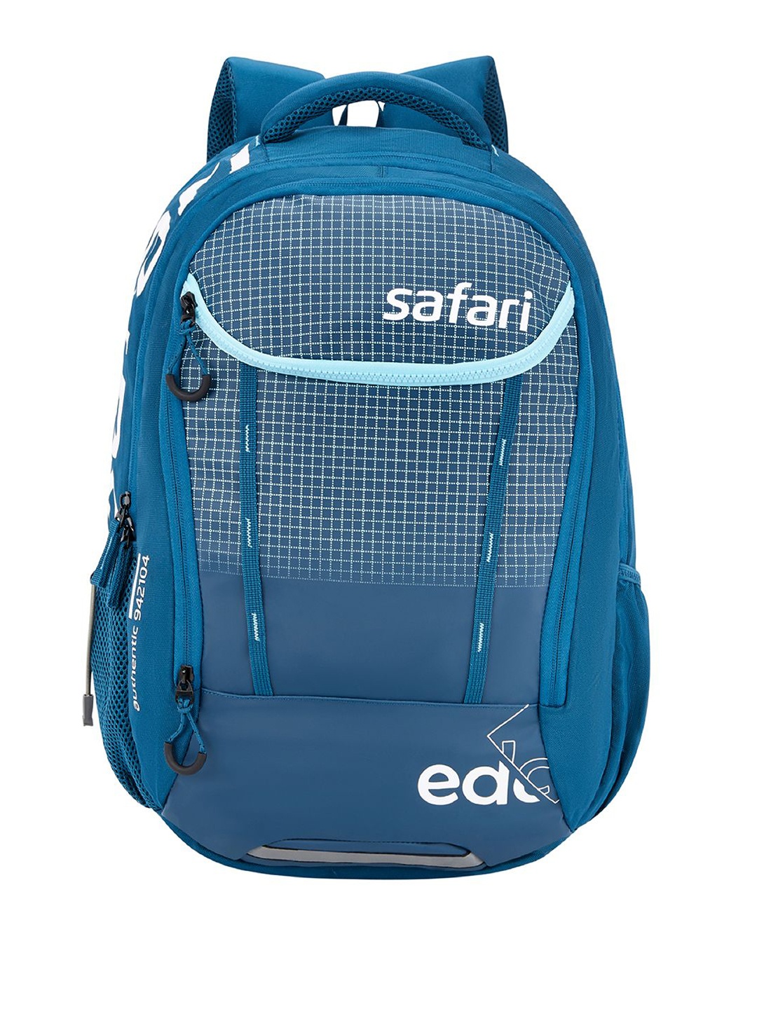 

Safari Unisex Typography Backpack, Blue