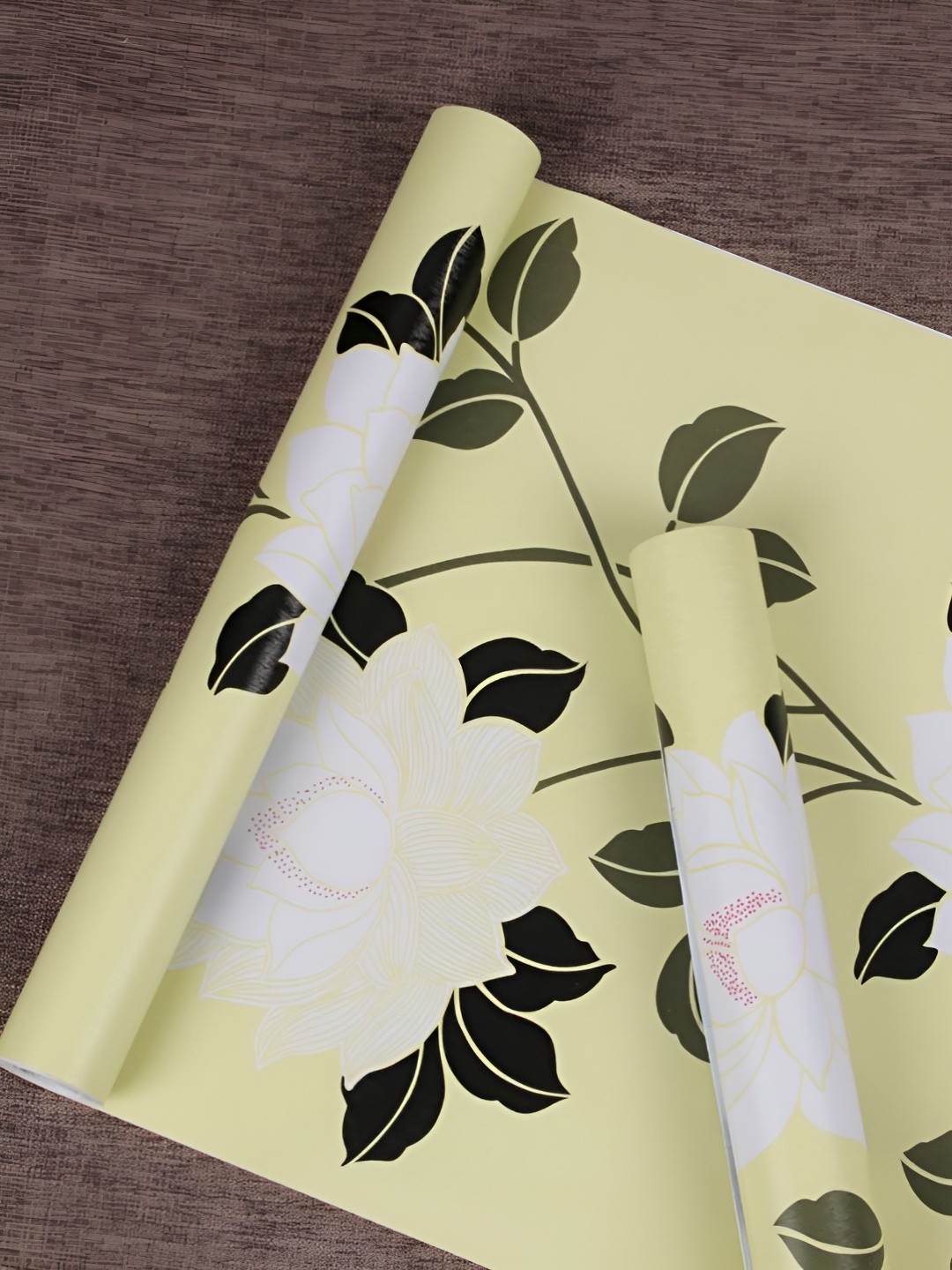 

Aura Yellow & White Printed Waterproof Wall Sticker