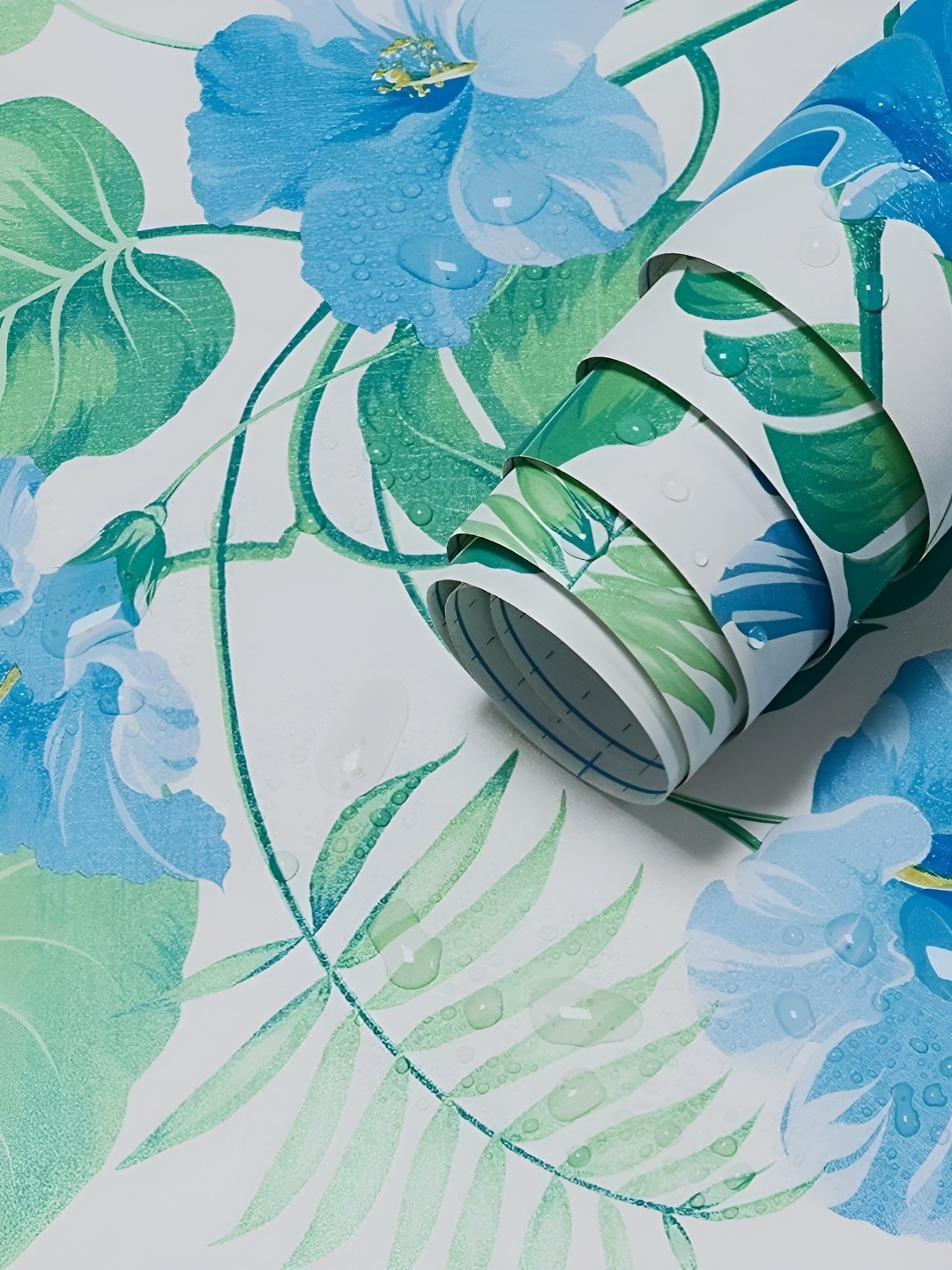 

Aura Blue & Green 3D Printed Self Adhesive Wall Sticker