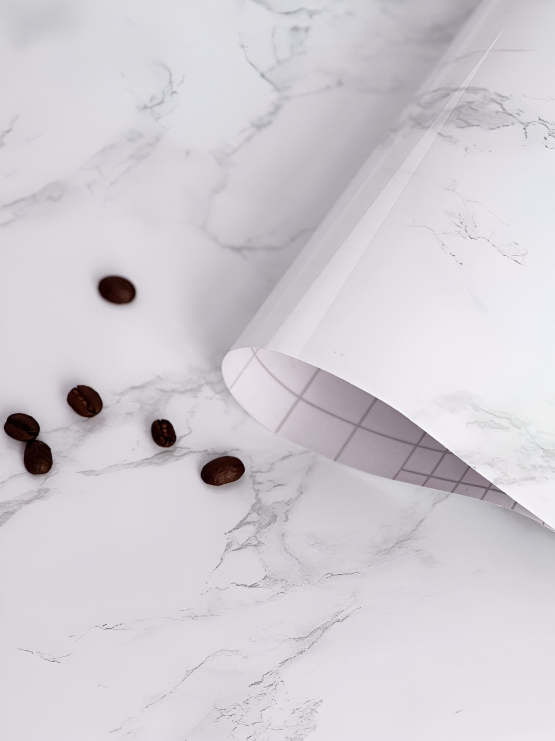 

Aura White & Grey Printed Self Adhesive Wall Sticker