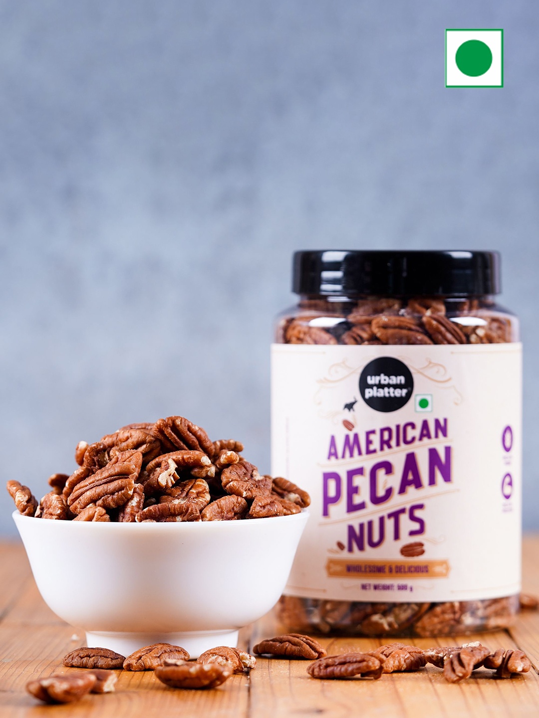 

URBAN PLATTER Jumbo Pecan Nuts- 500g, Brown