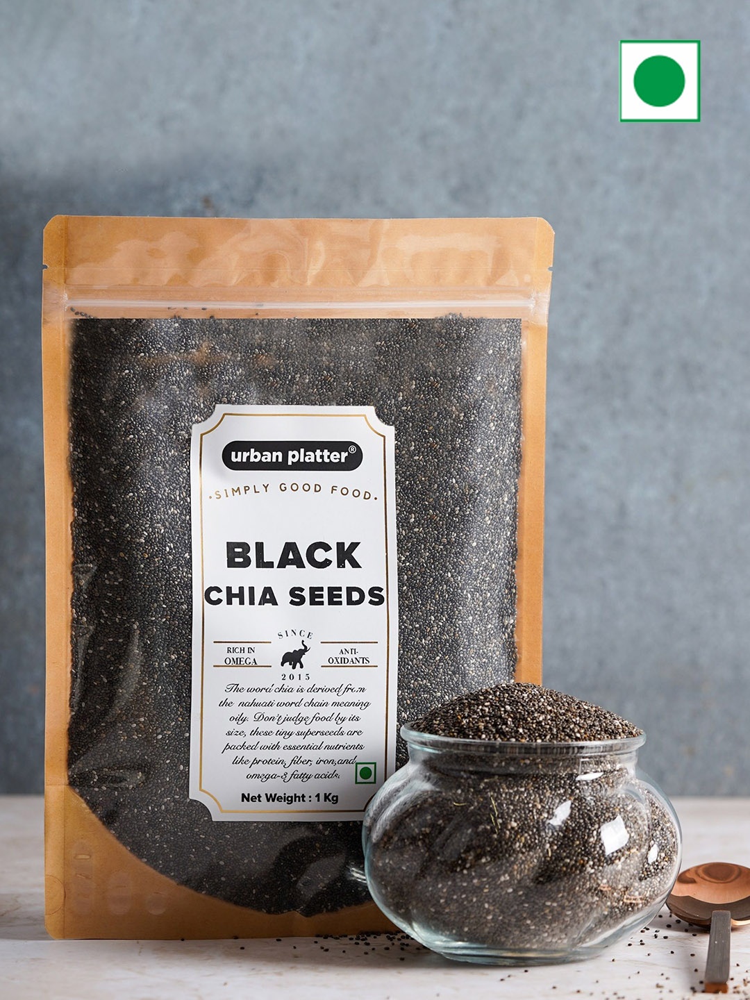 

URBAN PLATTER Assorted Black Chia Seeds - 1kg