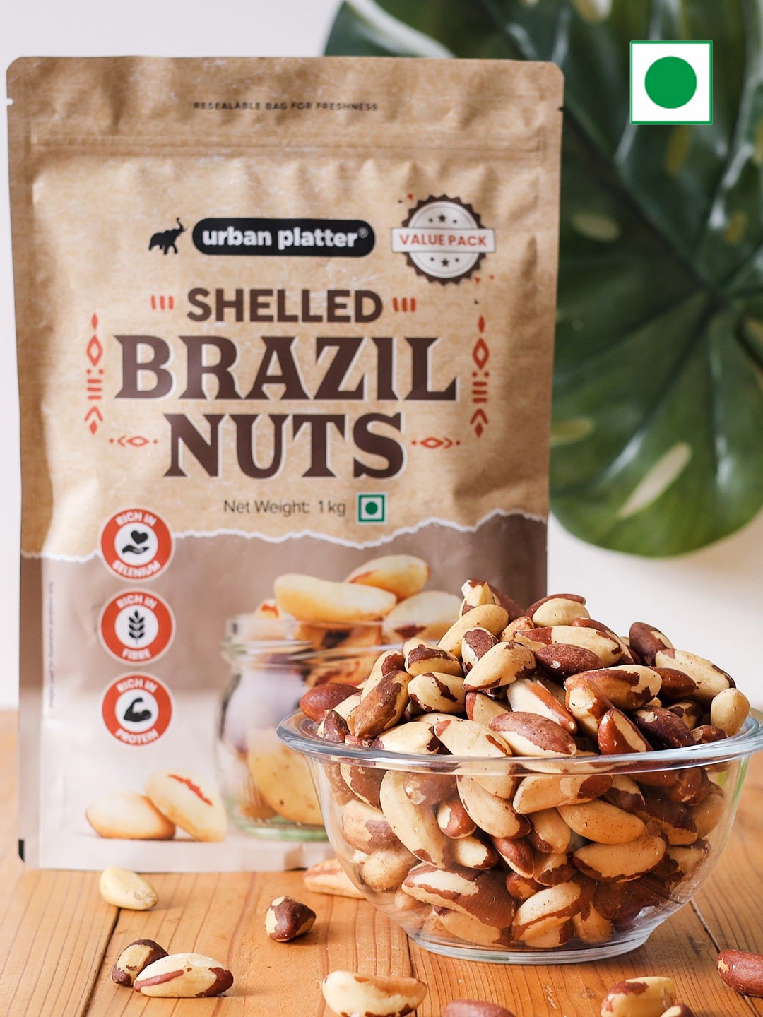 

URBAN PLATTER Exotic Brazil Nuts 1Kg, Assorted
