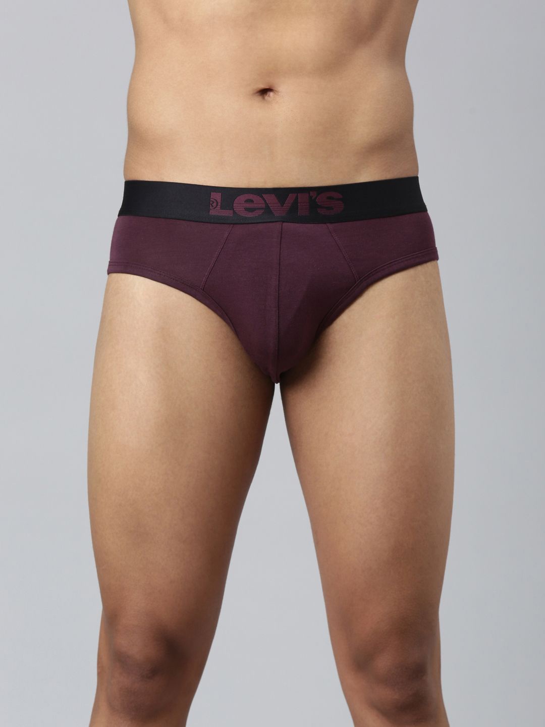 

Levis Men Supima Cotton Premium Briefs with Tag Free Comfort, Smartskin - STYLE#031A Wine, Maroon
