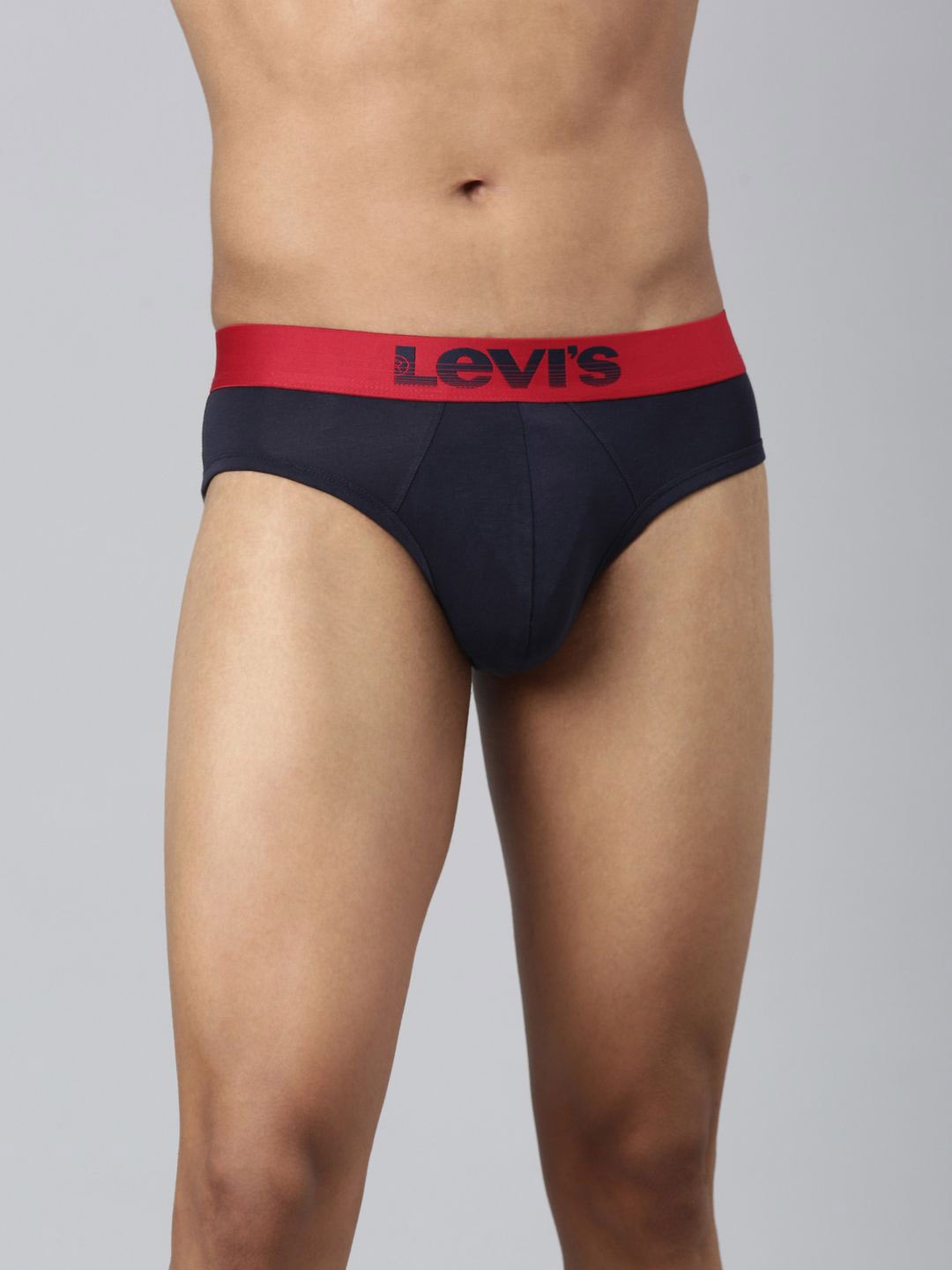 

Levis Men Supima Cotton Premium Briefs with Tag Free Comfort, Smartskin STYLE#031A Navy, Navy blue