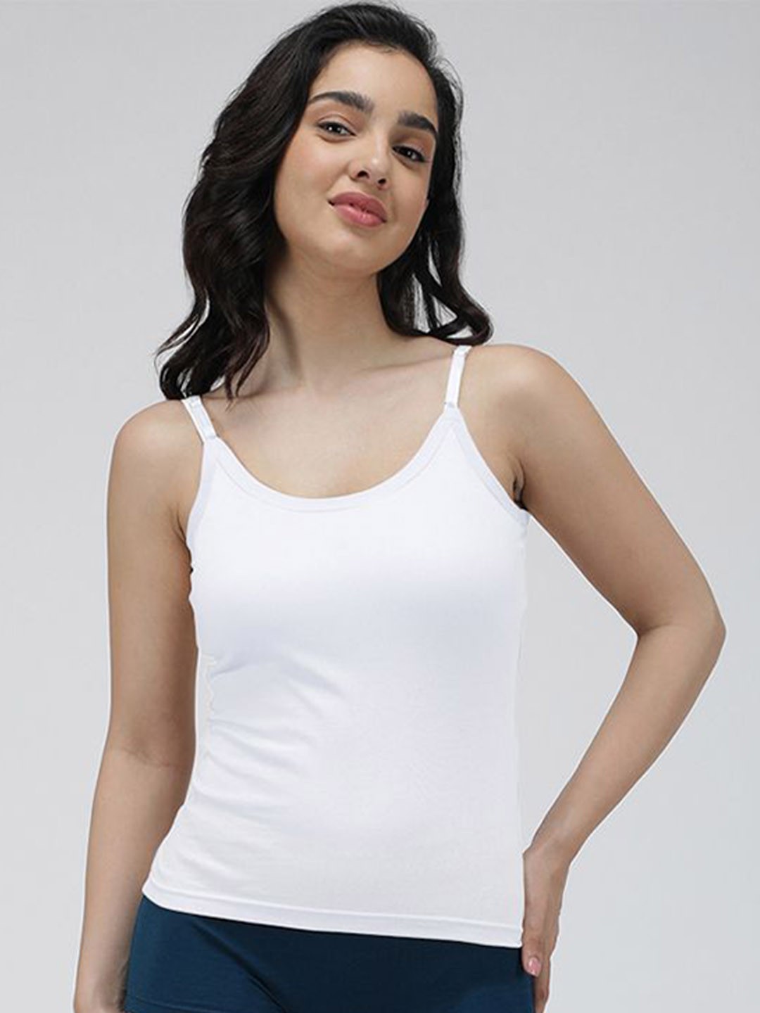 

AMUL COMFY Pure Cotton Short Slips, White