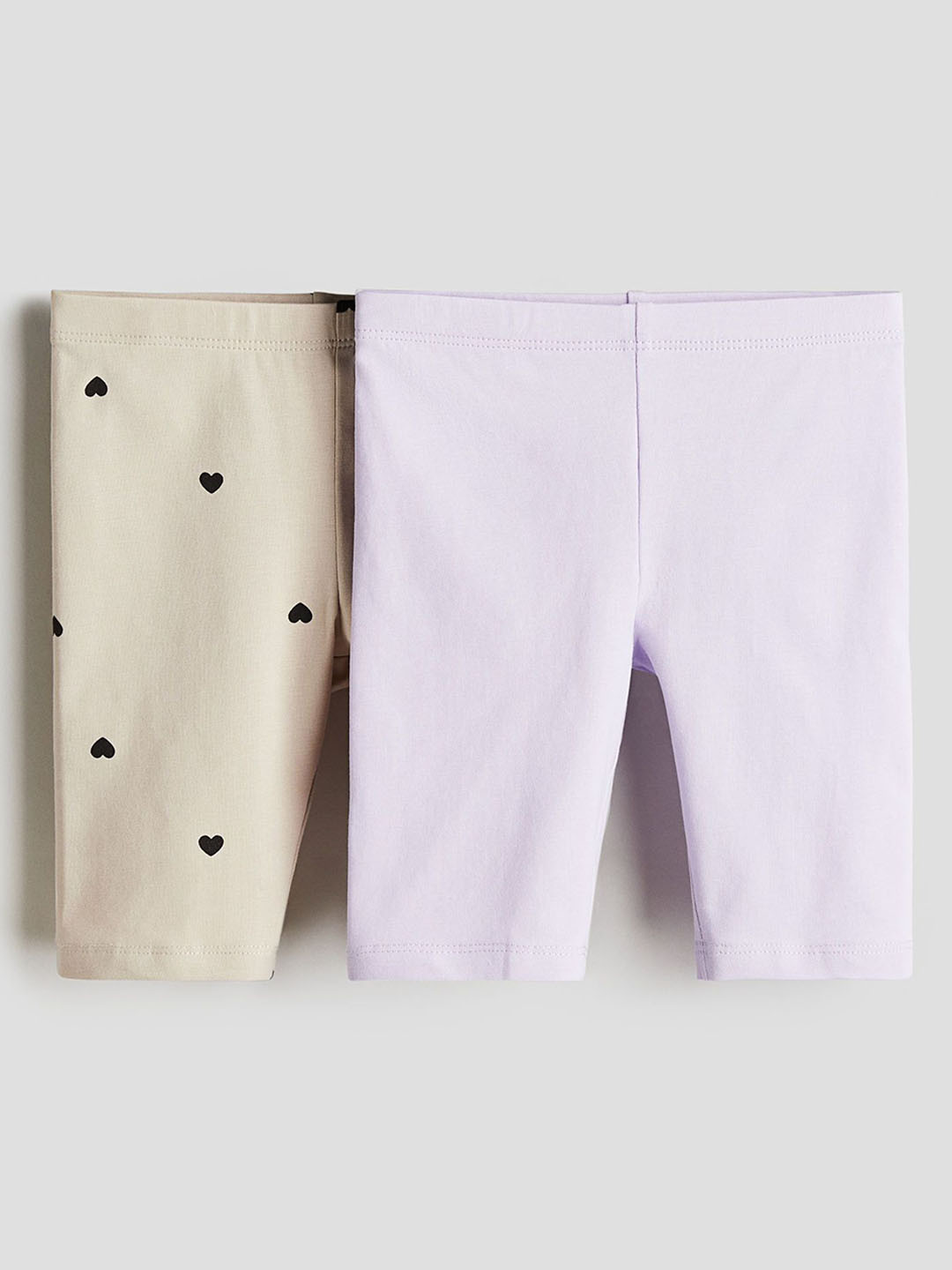 

H&M Girls 2-Pack Cycling Shorts, Purple