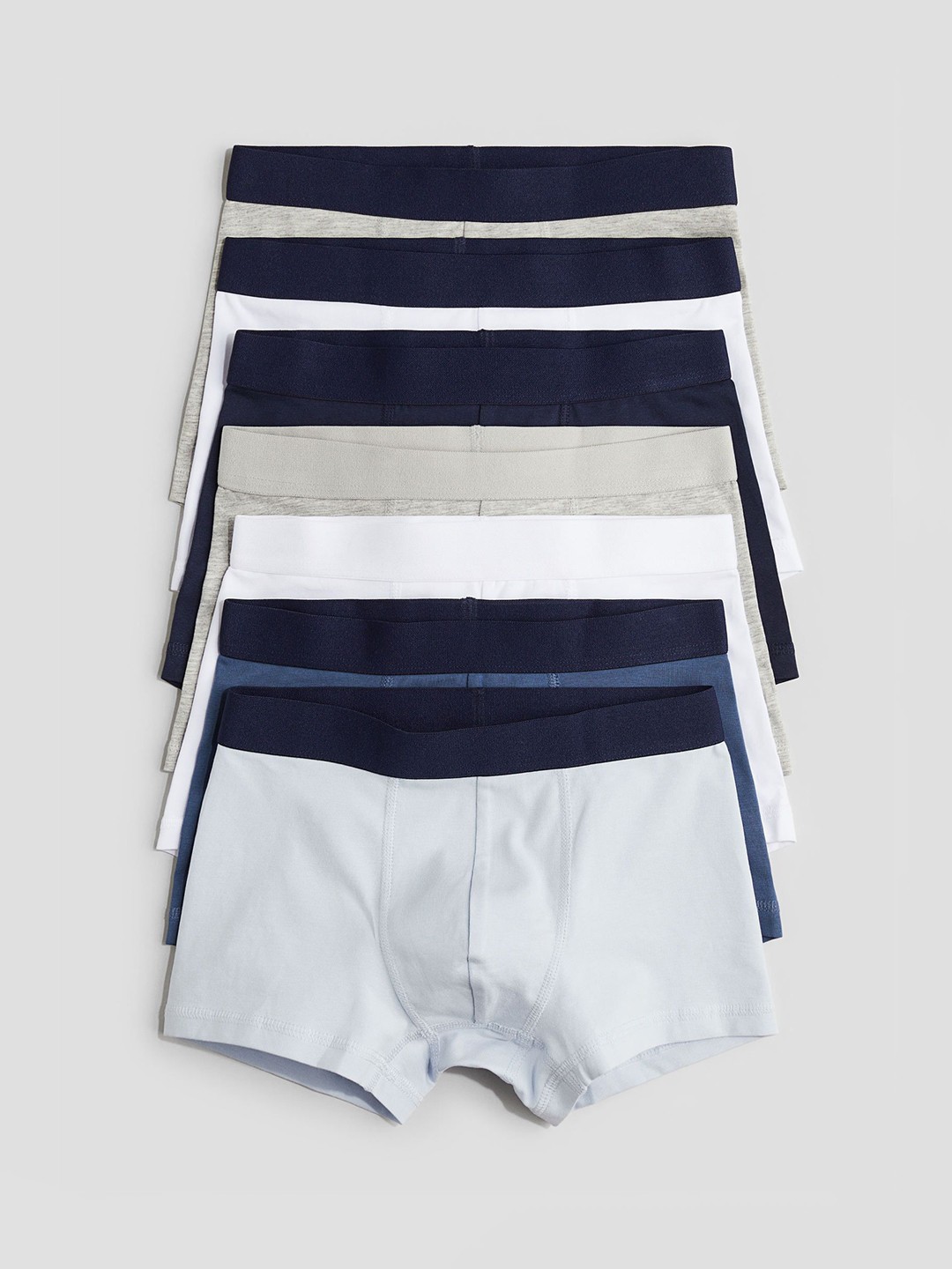 

H&M Boys 7-Pack Trunks, Blue