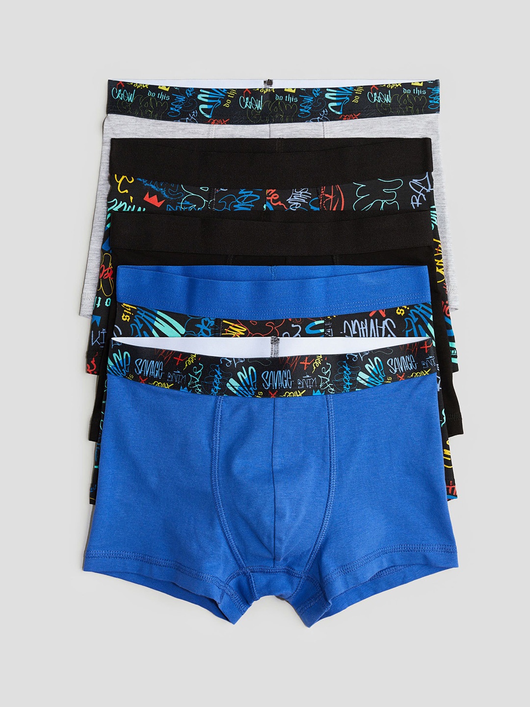 

H&M 5-Pack Trunks, Black