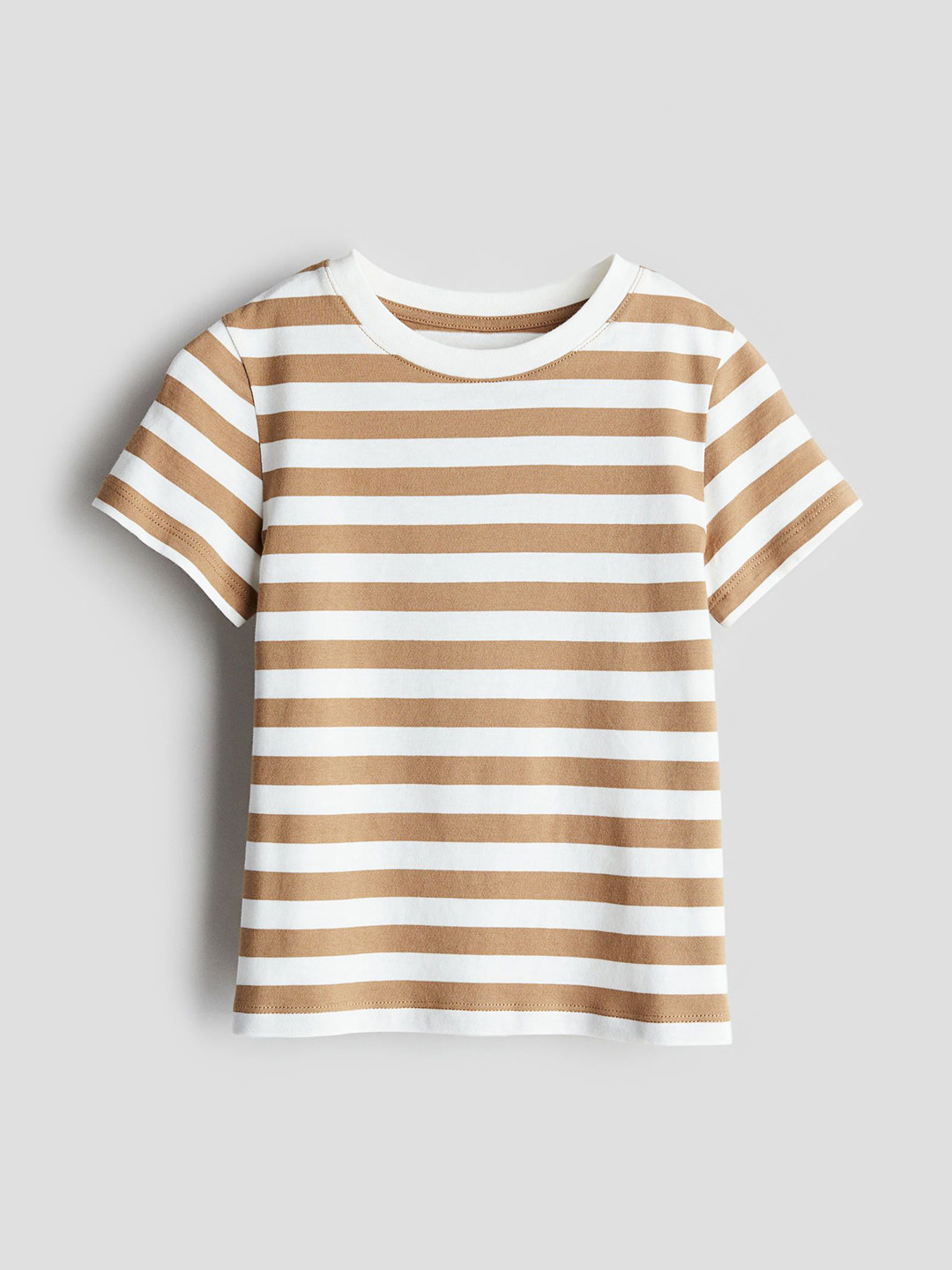 

H&M Boys Cotton T-shirt, Beige