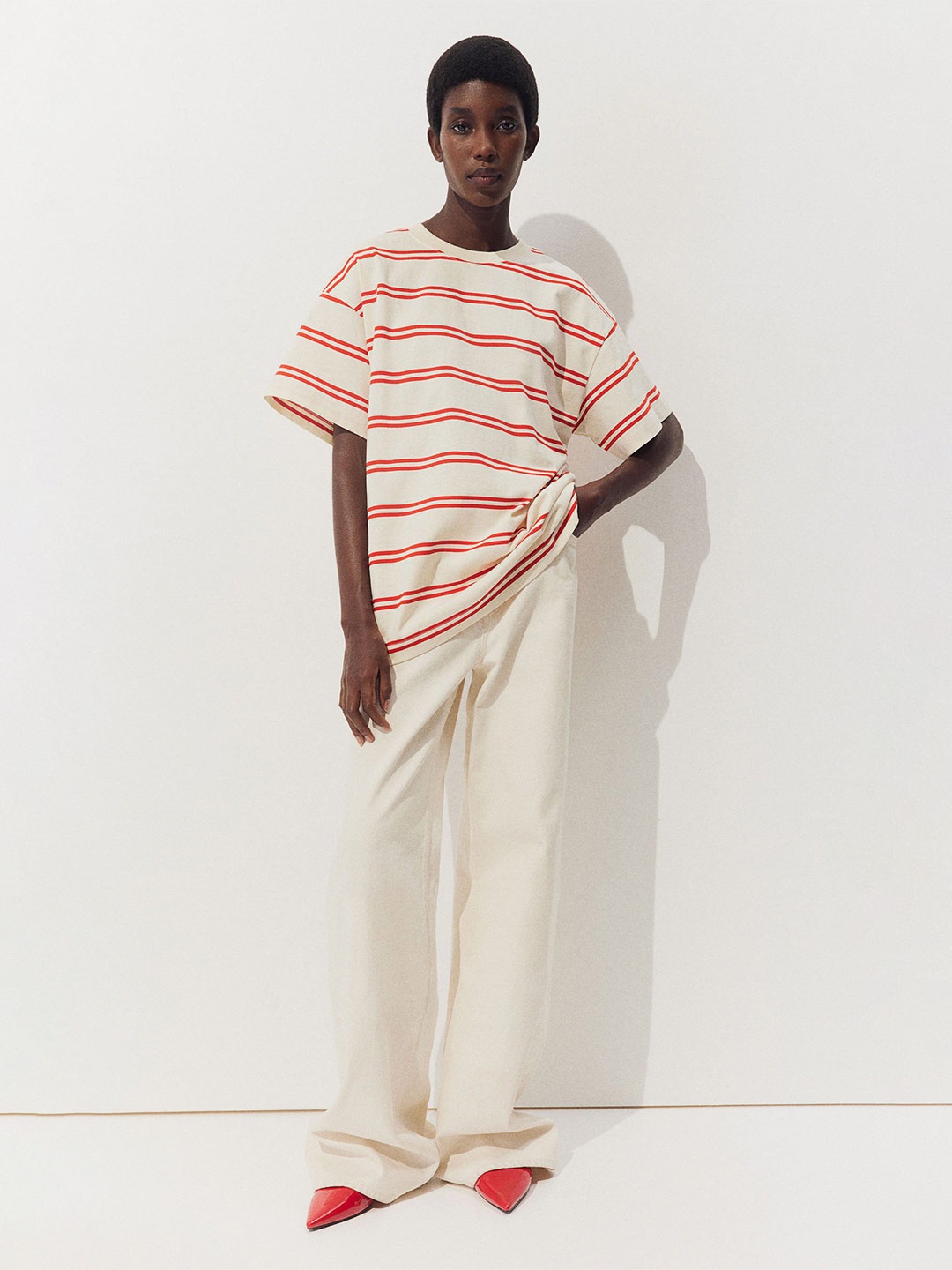 

H&M Oversized T-shirt, White