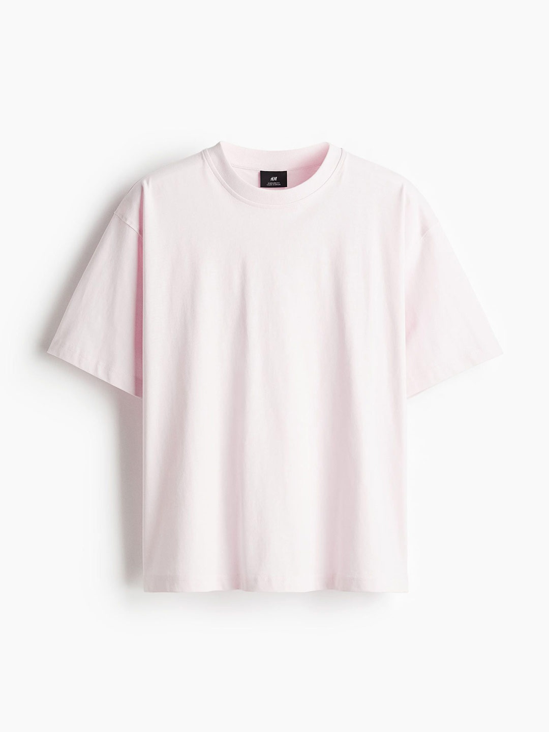 

H&M Men Oversized Fit Cotton T-shirt, Pink