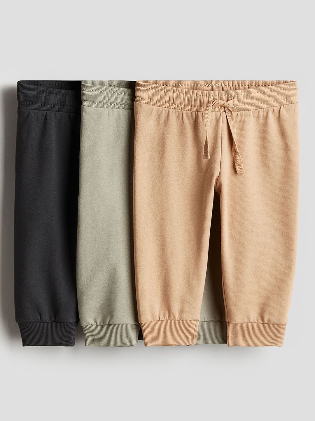 

H&M Infant Boys 3-Pack Cotton Joggers, Green