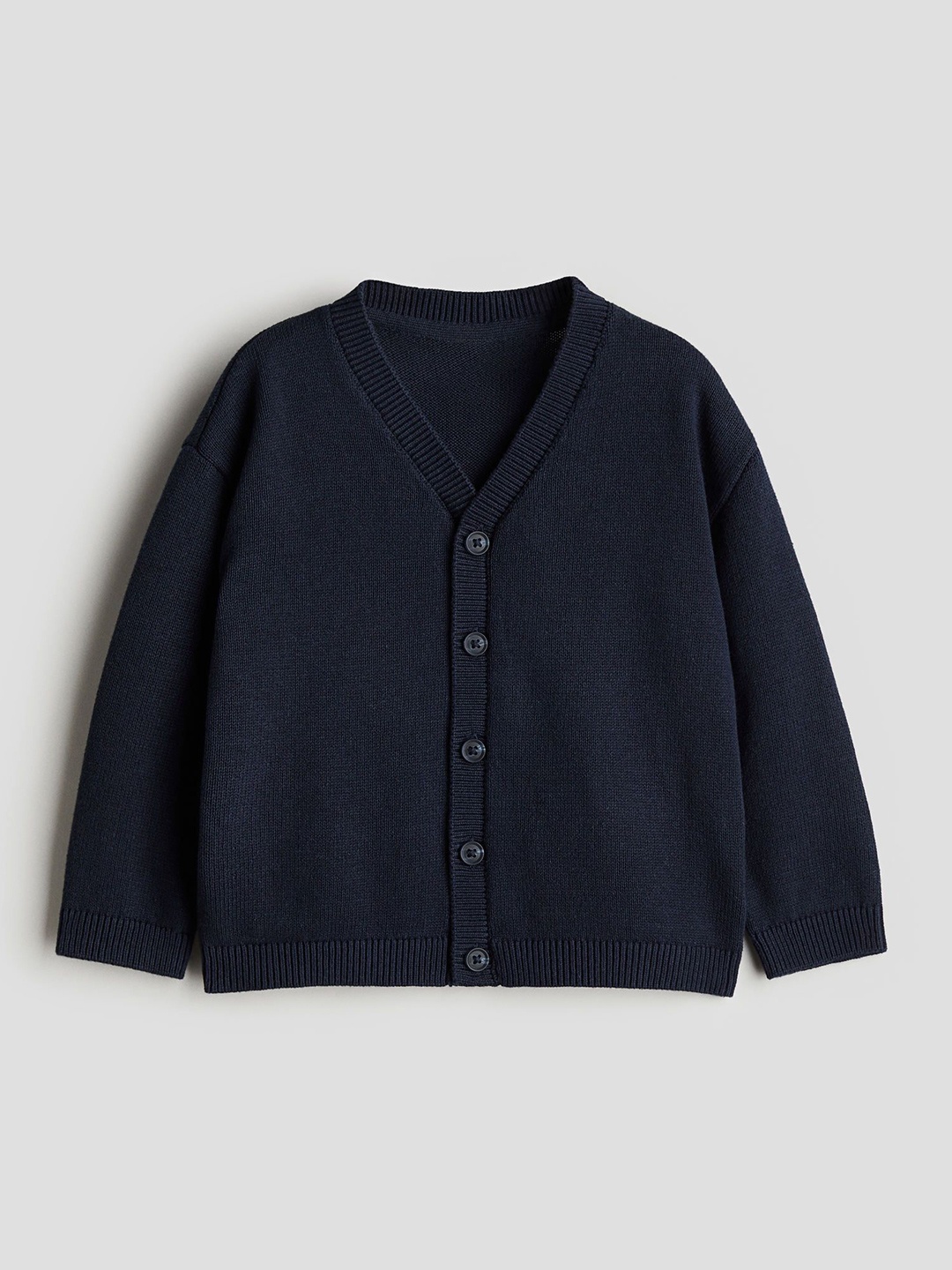 

H&M Infant Boys Waffle-Knit Cardigan, Blue