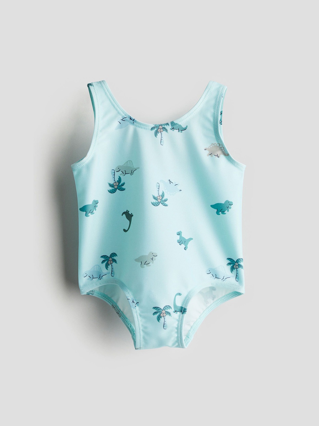 

H&M Infant Girls Patterned Swimsuit, Turquoise blue