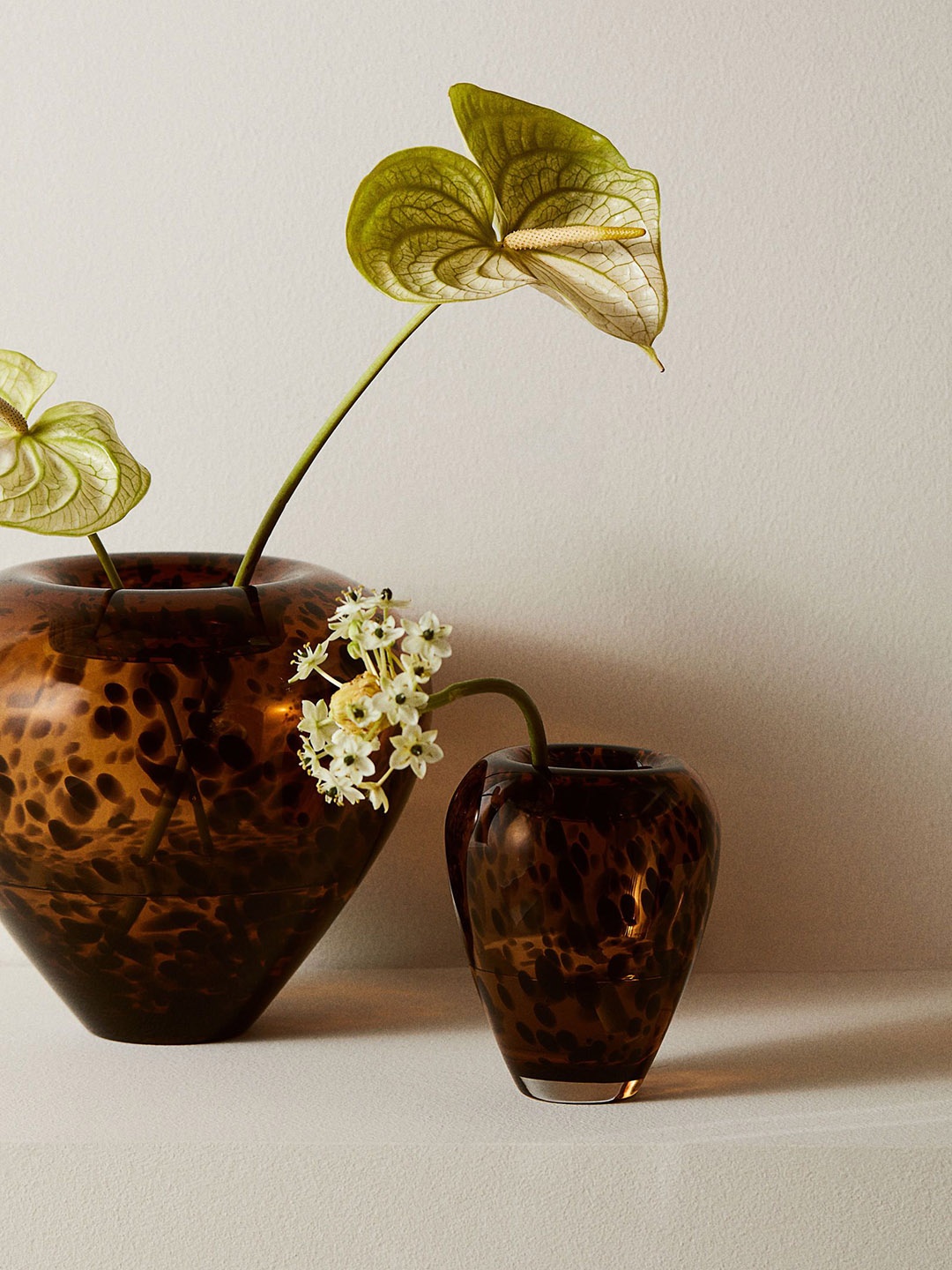 

H&M Brown Small Glass Vase