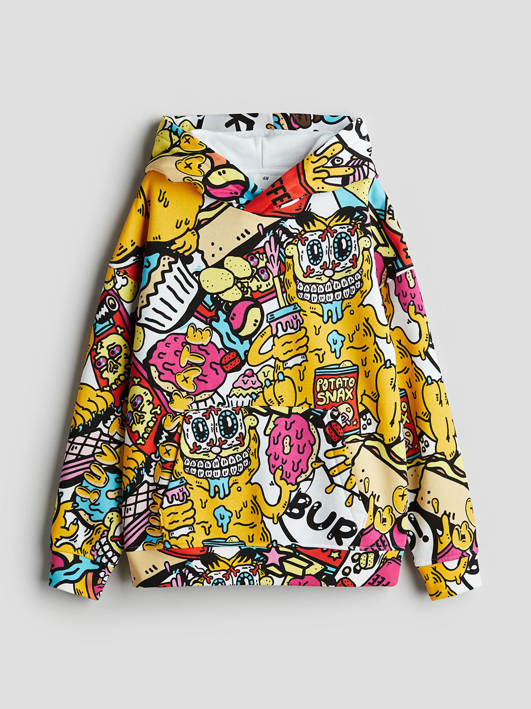 

H&M Boys Motif-Detail Hoodie, White
