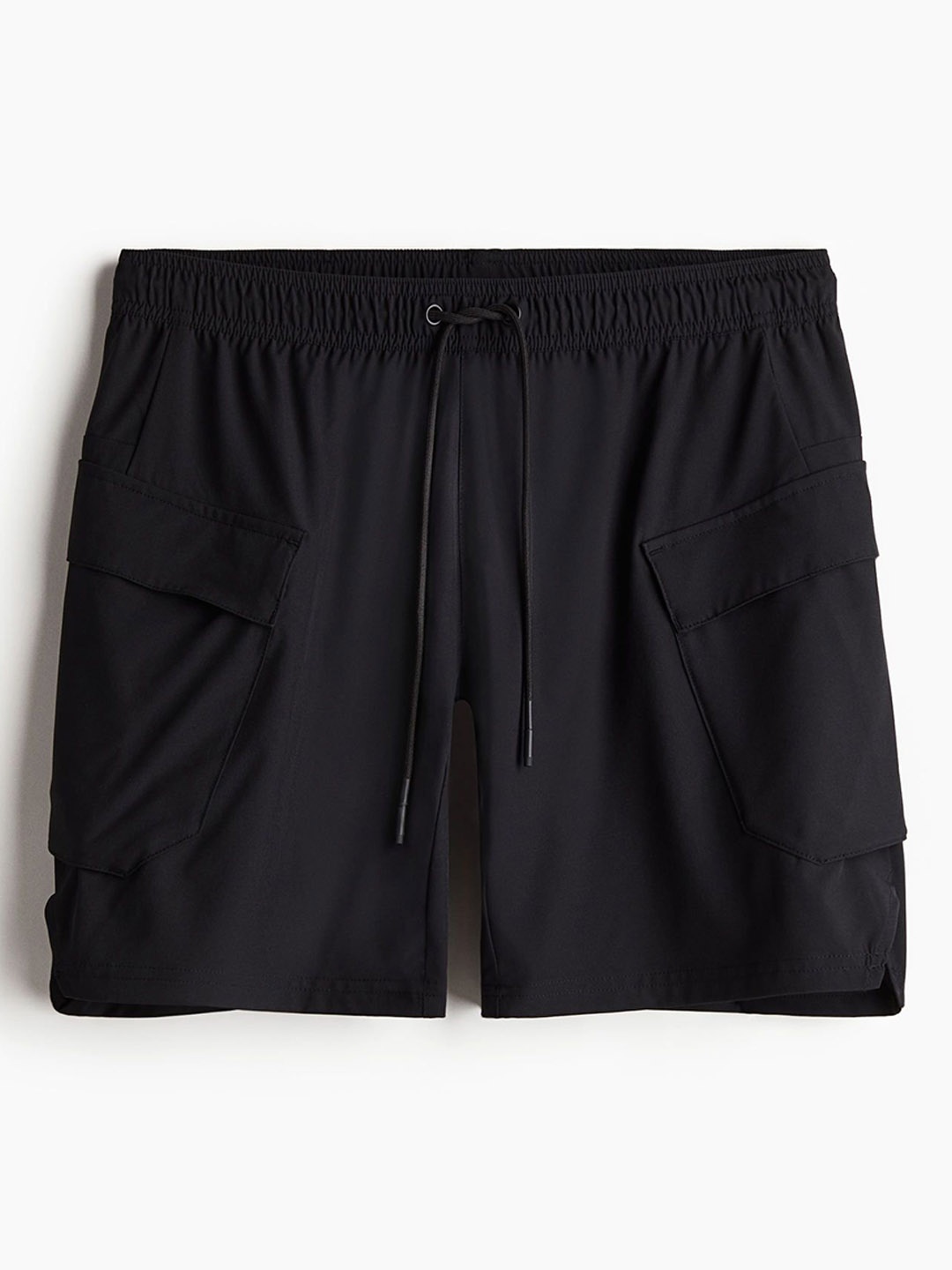 

H&M DryMove Cargo Sports Shorts, Black