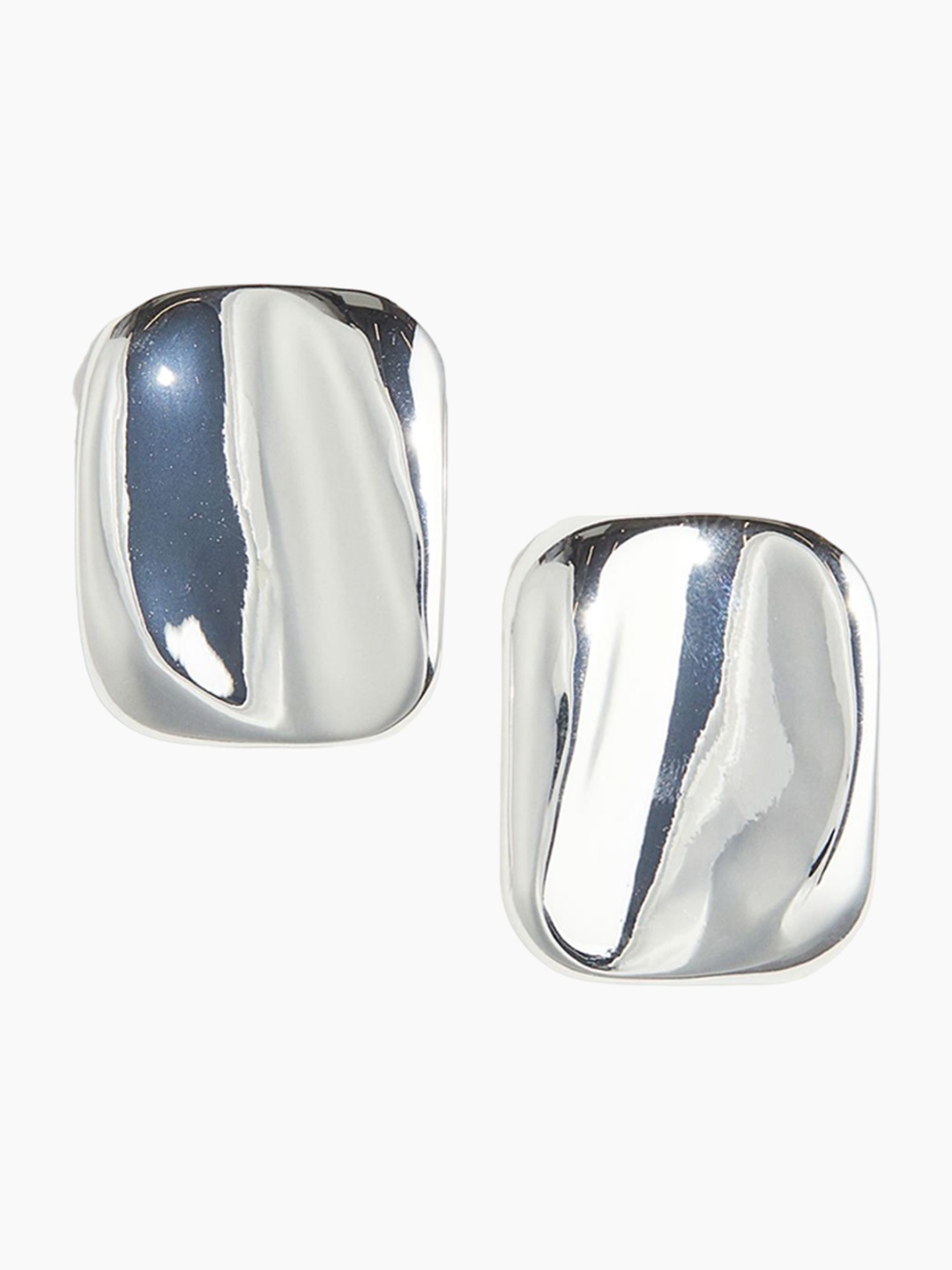 

H&M Square Stud Earrings, Silver