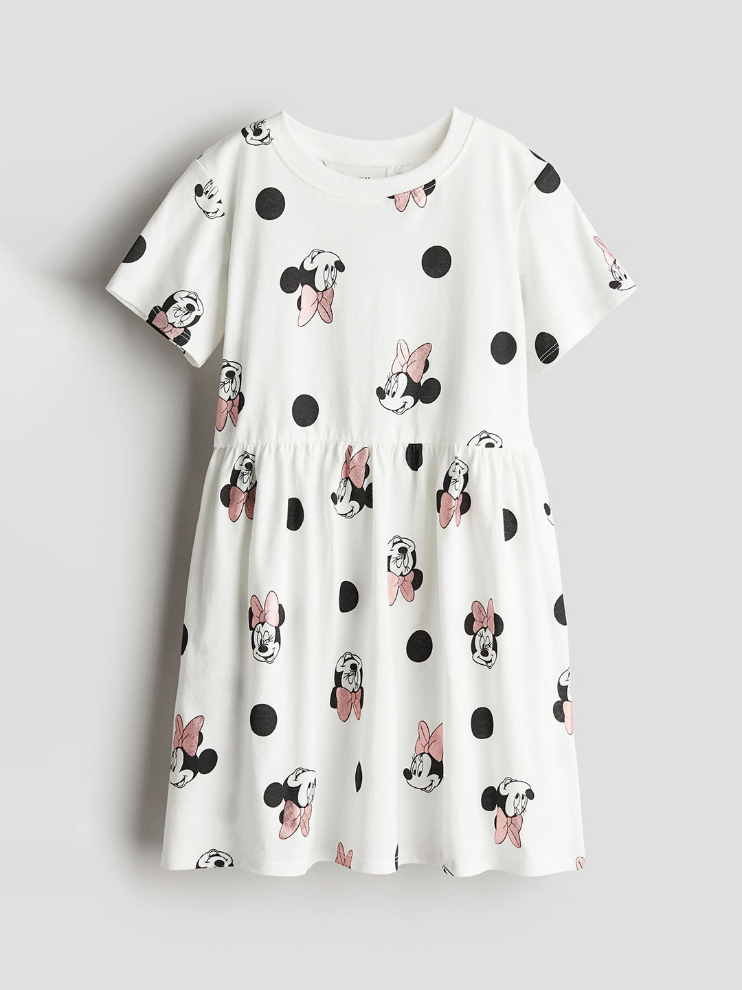 

H&M Girls Printed Jersey Dress, White