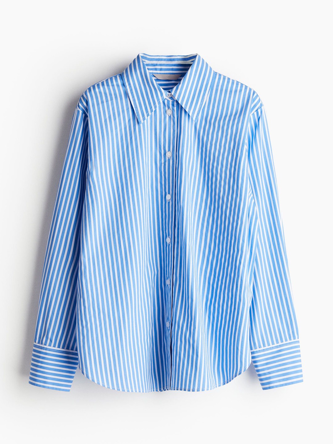 

H&M Women Poplin Shirts, Blue