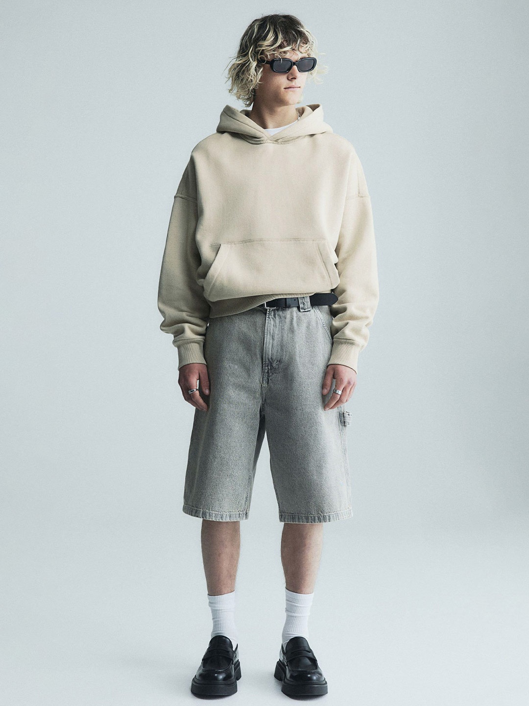 

H&M Oversized Fit Hoodie, Beige