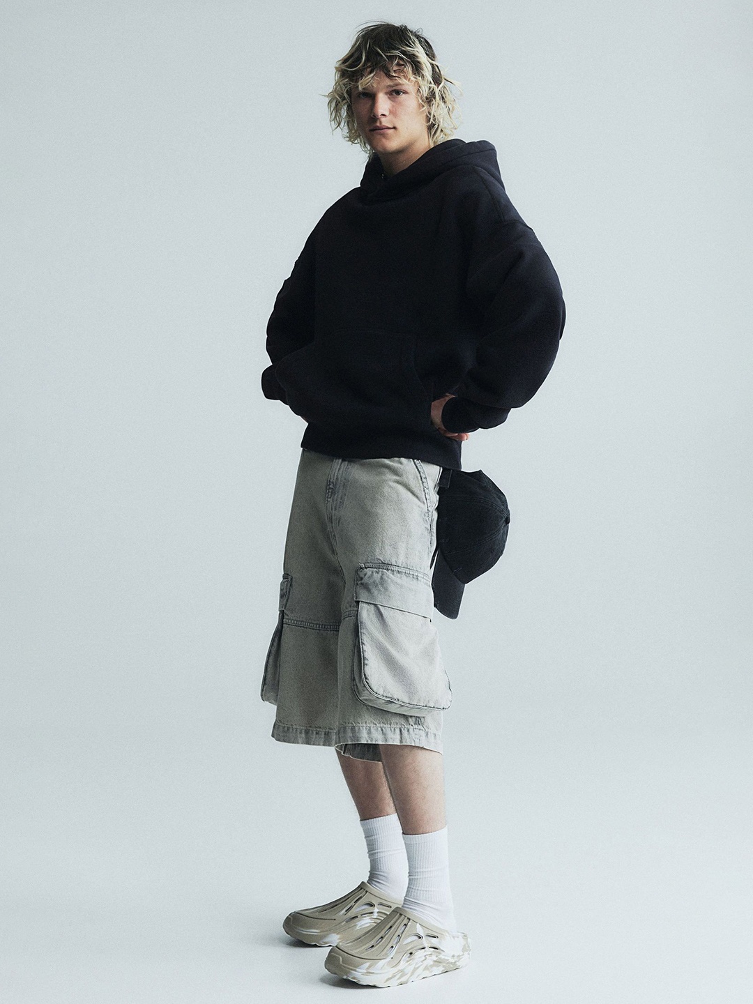 

H&M Oversized Fit Hoodie, Black