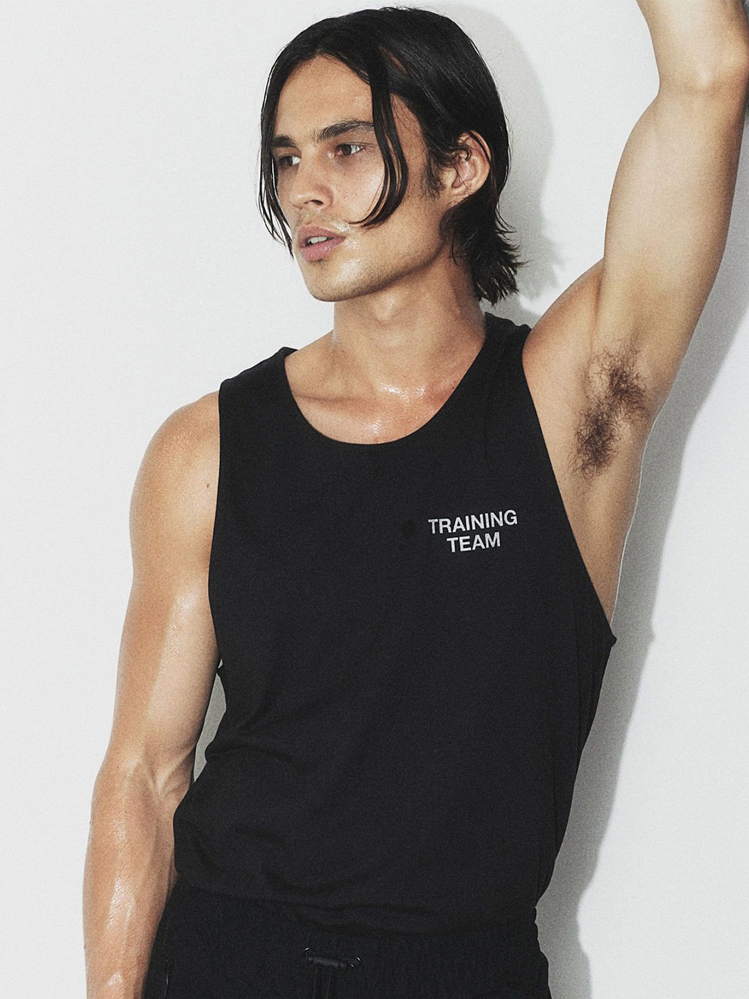 

H&M Men Dry Move Sports Vest Top, Black