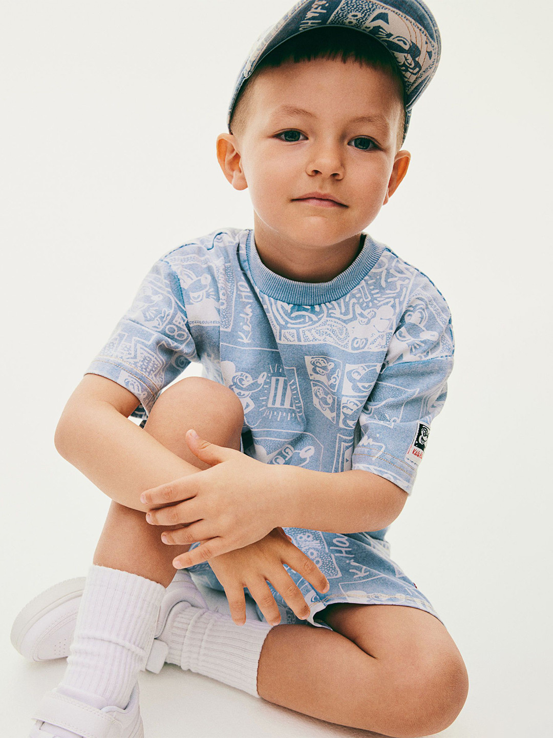 

H&M Boys Printed T-Shirt, Blue