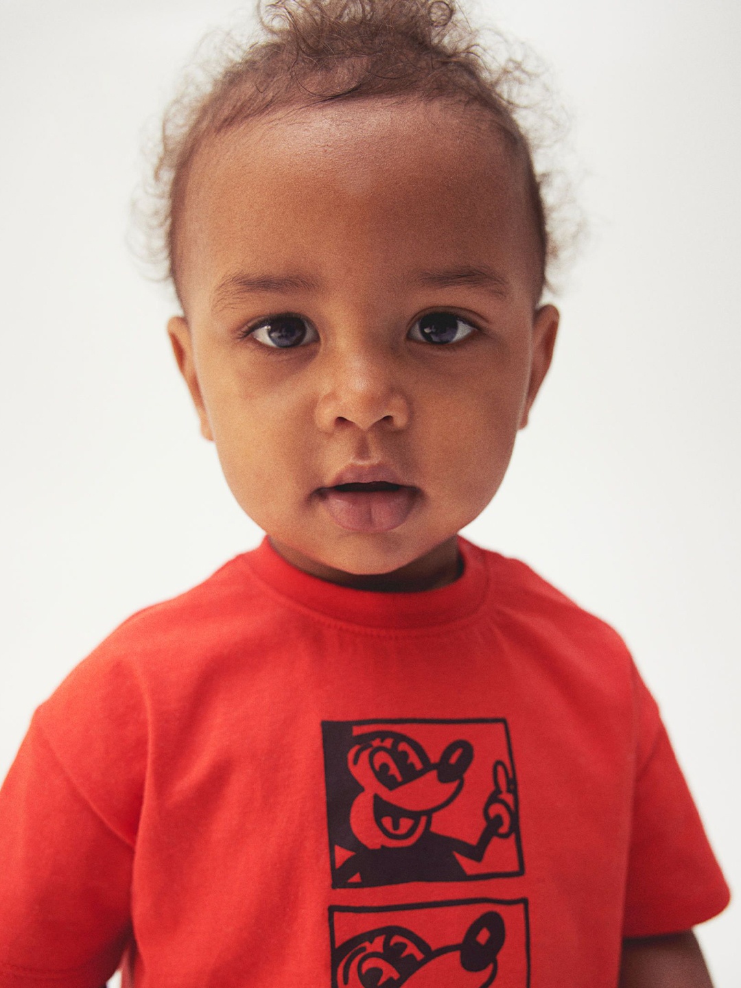 

H&M Infant Boys Motif-Detail Cotton T-Shirt, Red