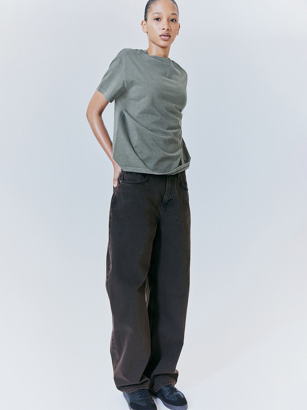 

H&M Women Oversized T-Shirts, Green
