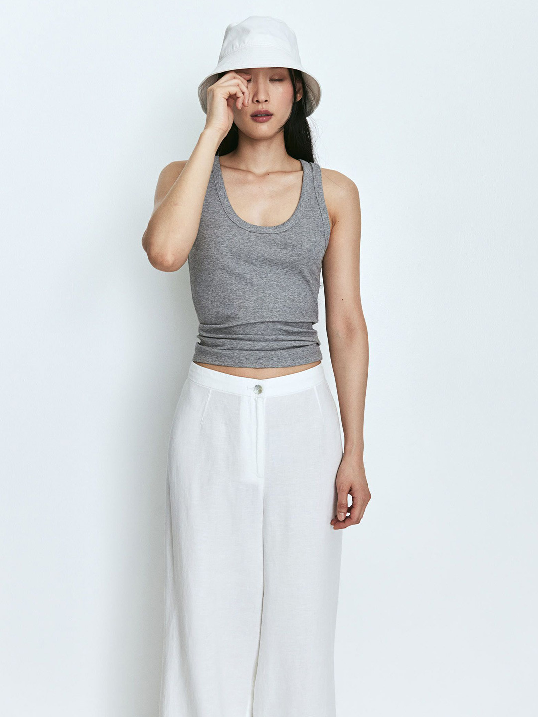 

H&M Vest Tops, Grey