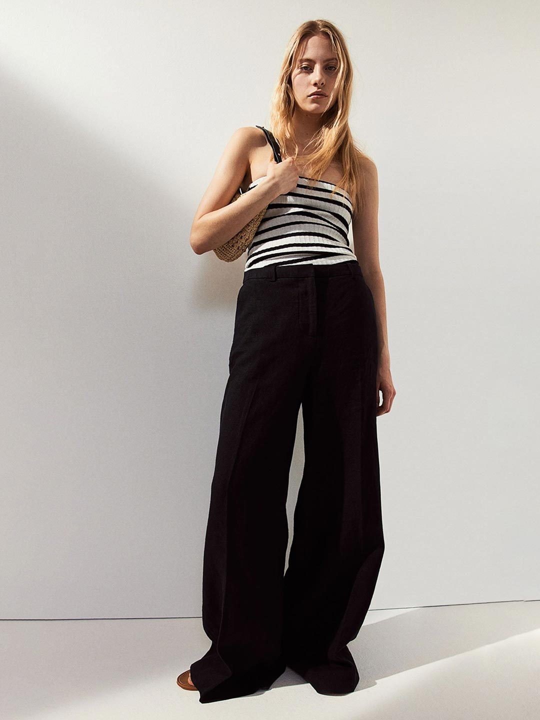

H&M Rib-Knit Tube Top, White