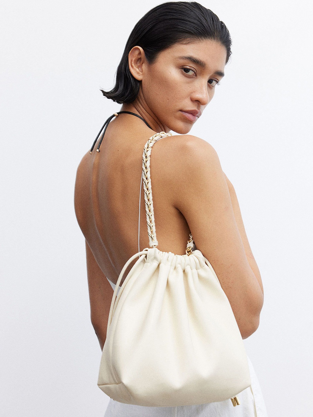 

H&M Women Bucket Bag, White