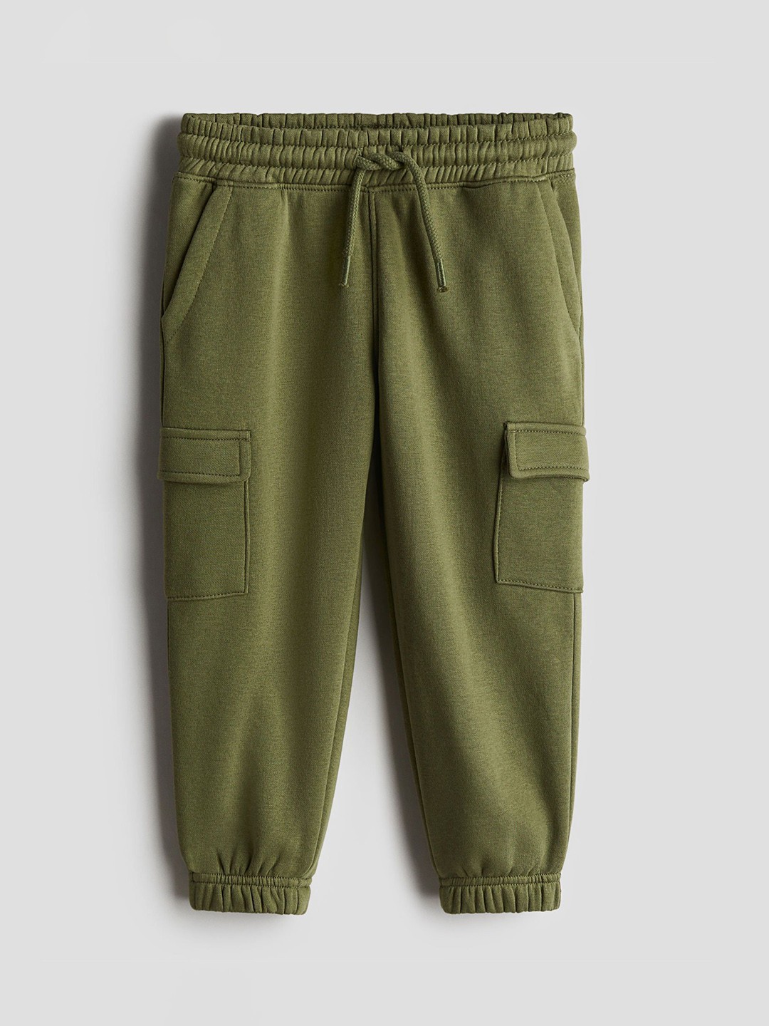 

H&M Boys Mid-Rise Cargo Joggers, Green