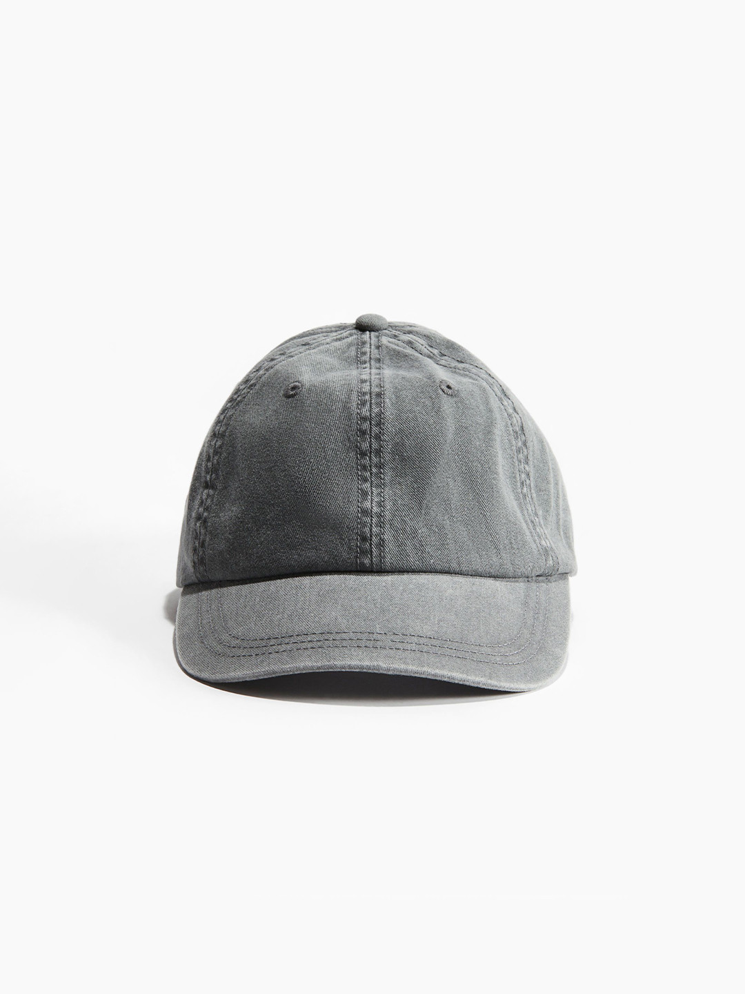 

H&M Women Washed Twill Caps, Grey
