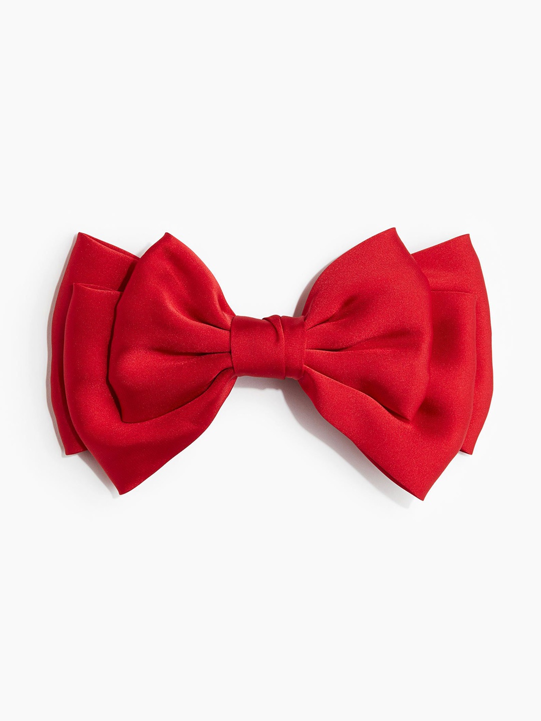 

H&M Satin Bow Hair Clip, Red