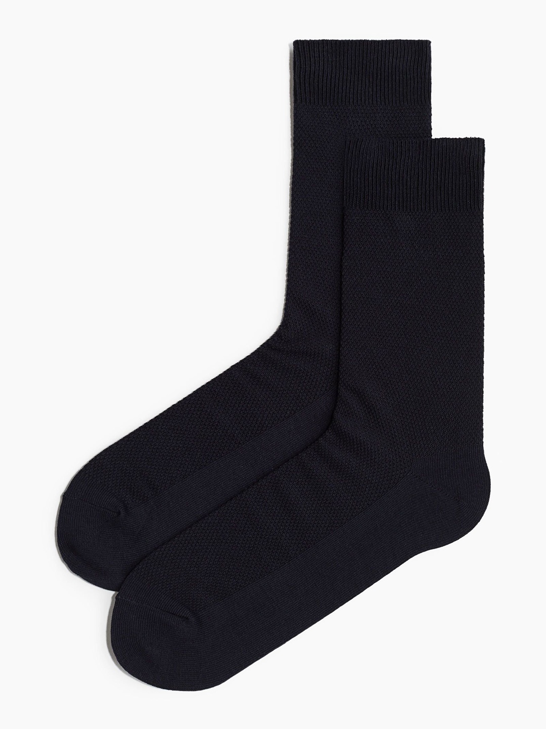 

H&M Men Calf Length Socks, Blue