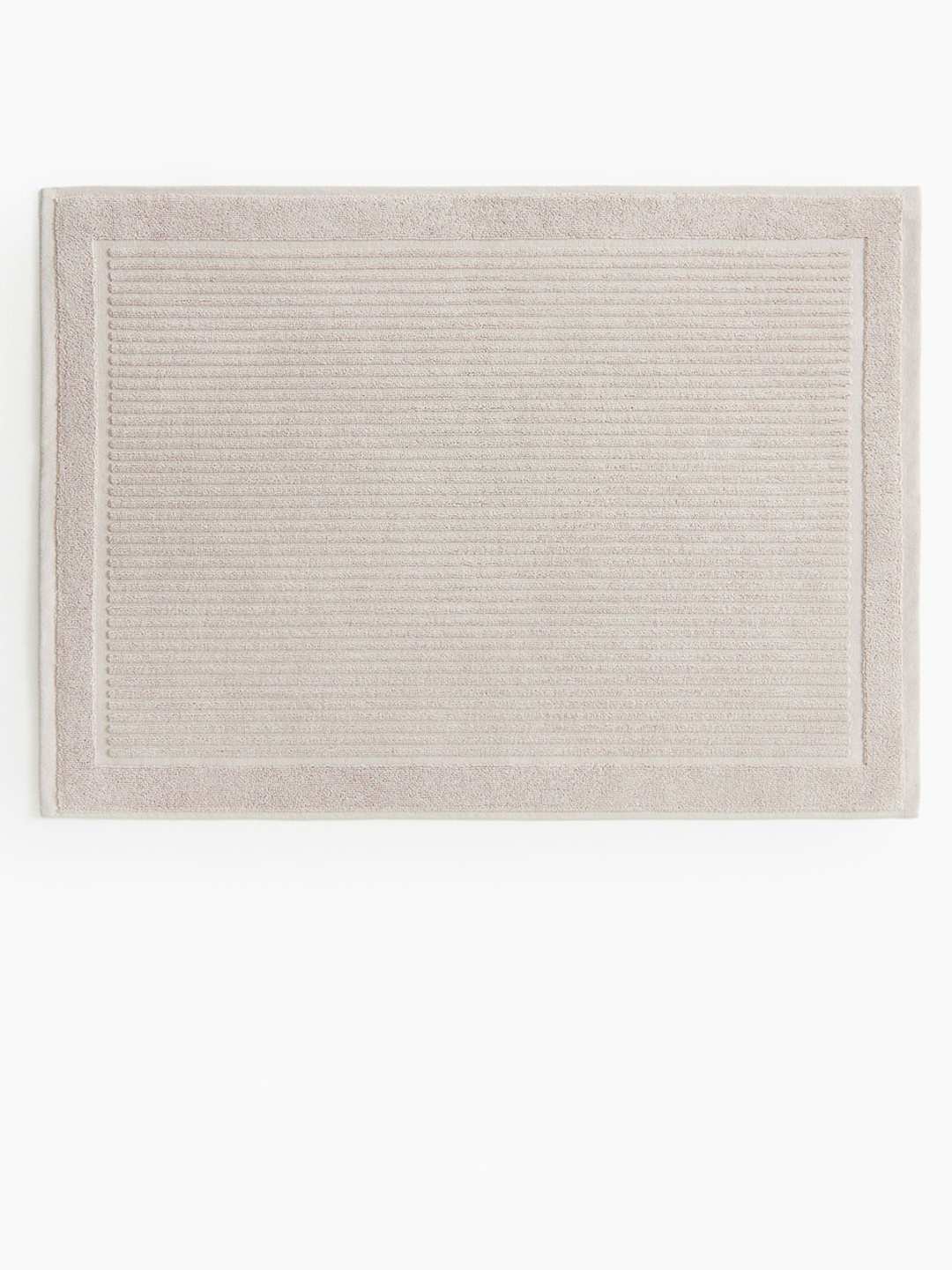 

H&M Beige Pure Cotton Terry Bath Mat