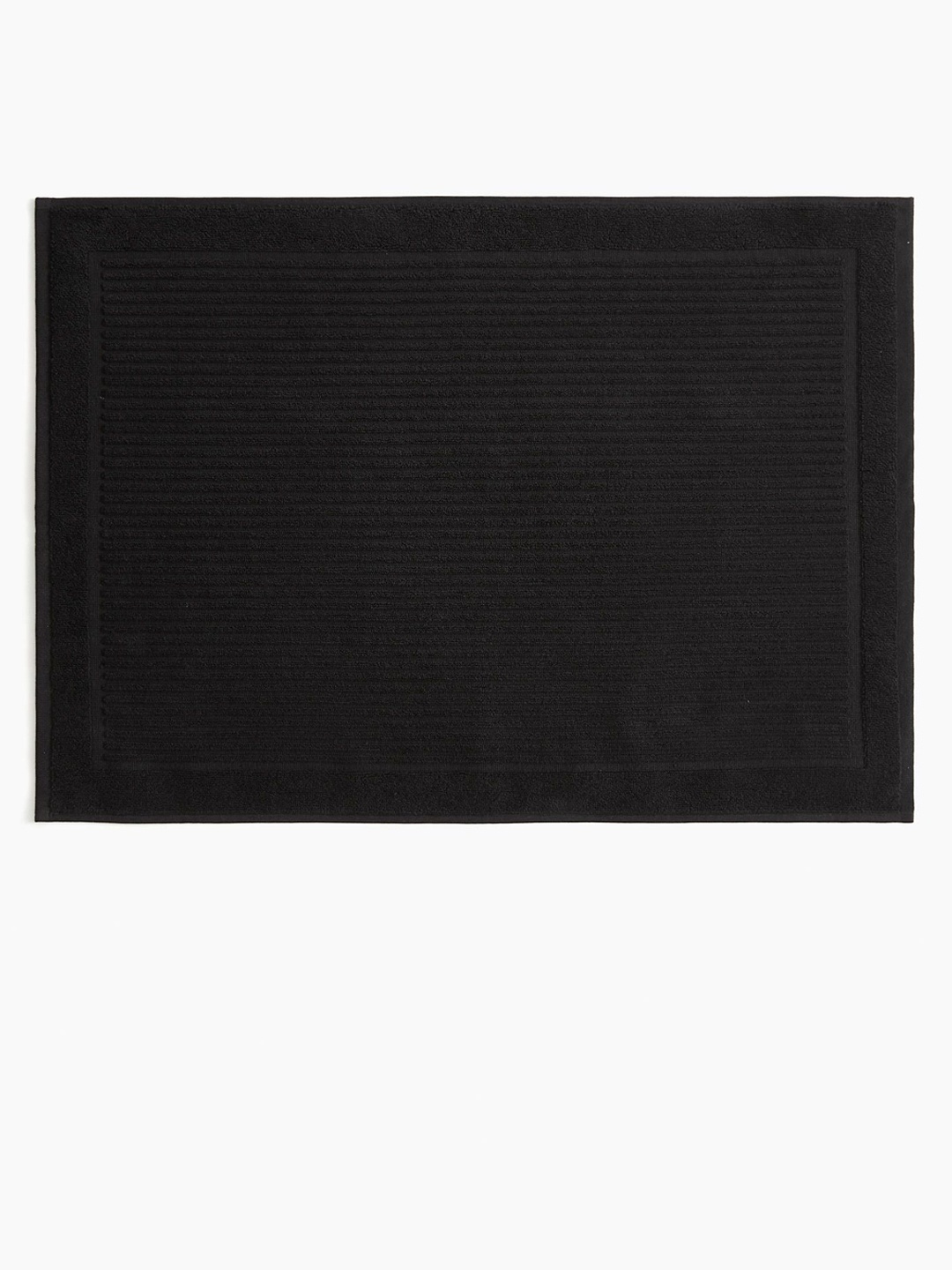 

H&M Black Pure Cotton Terry Bath Mat