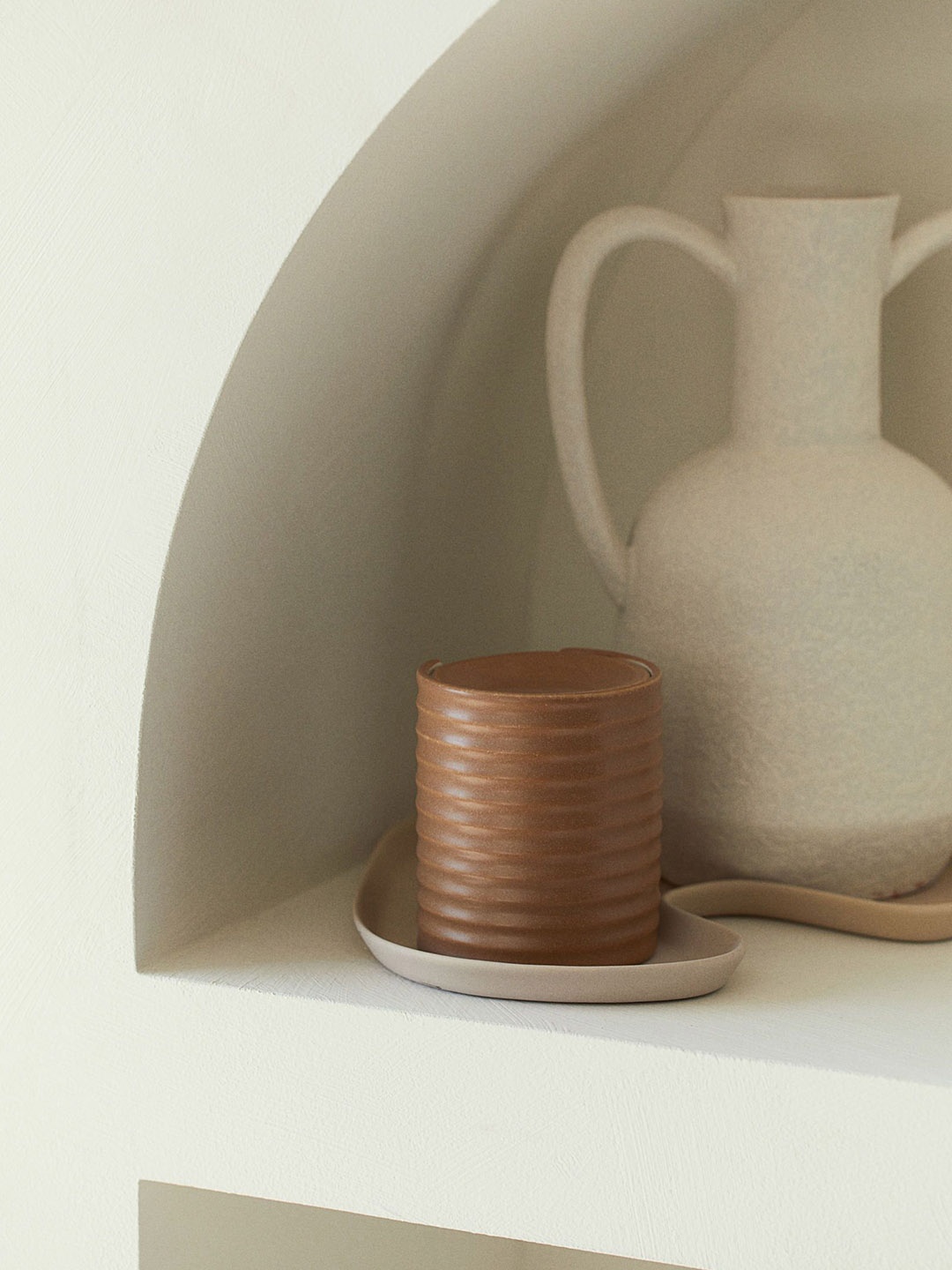 

H&M Brown Stoneware Oil Burner