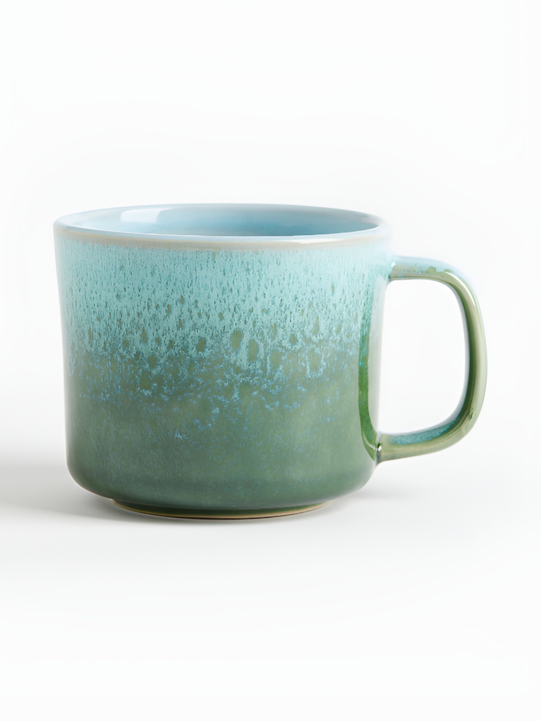 

H&M Green & Turquoise Blue Reactive-Glaze Stoneware Mug