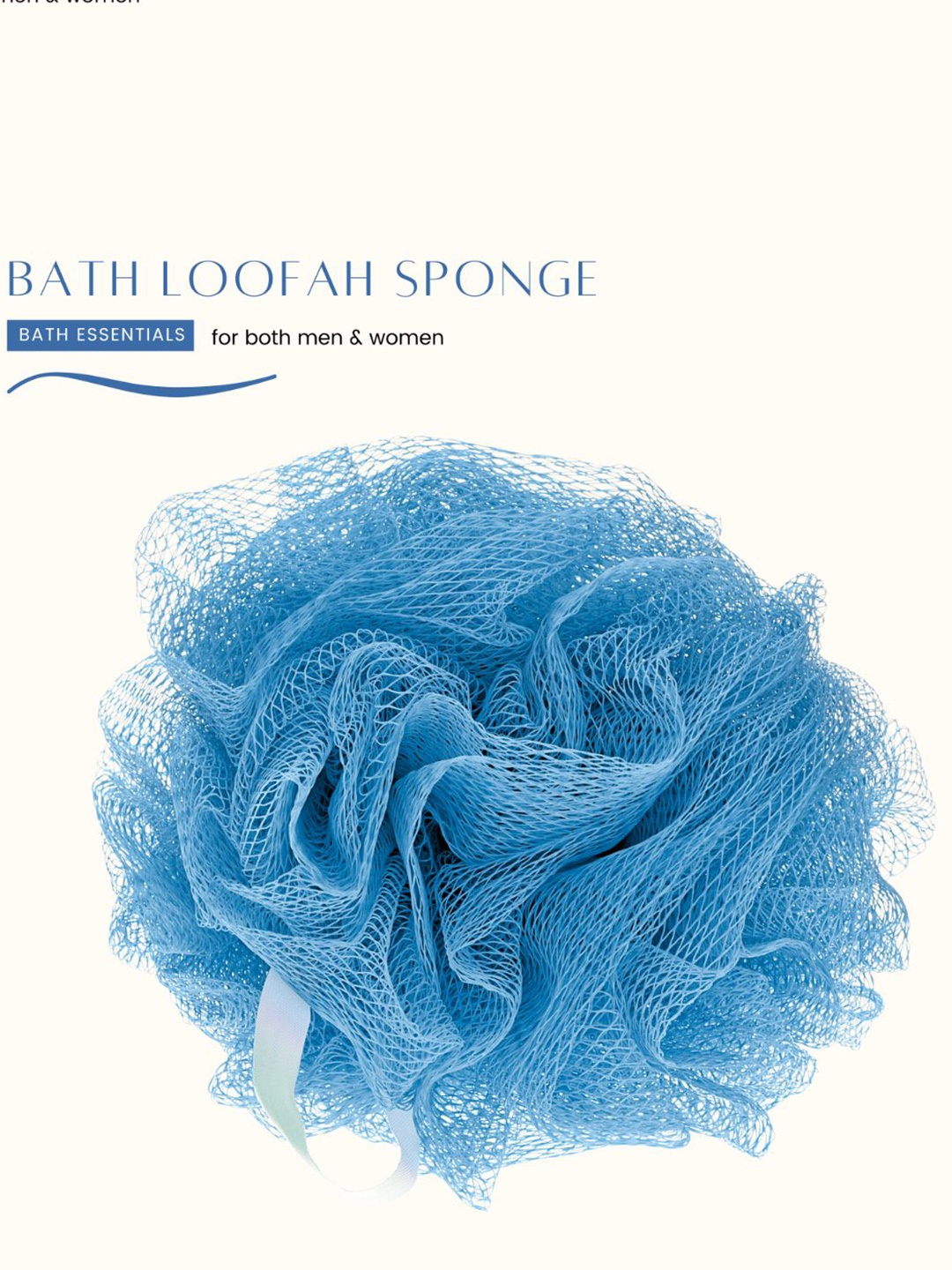 

CareDone Large Bath Loofah Sponge For High Lather Cleansing, Blue