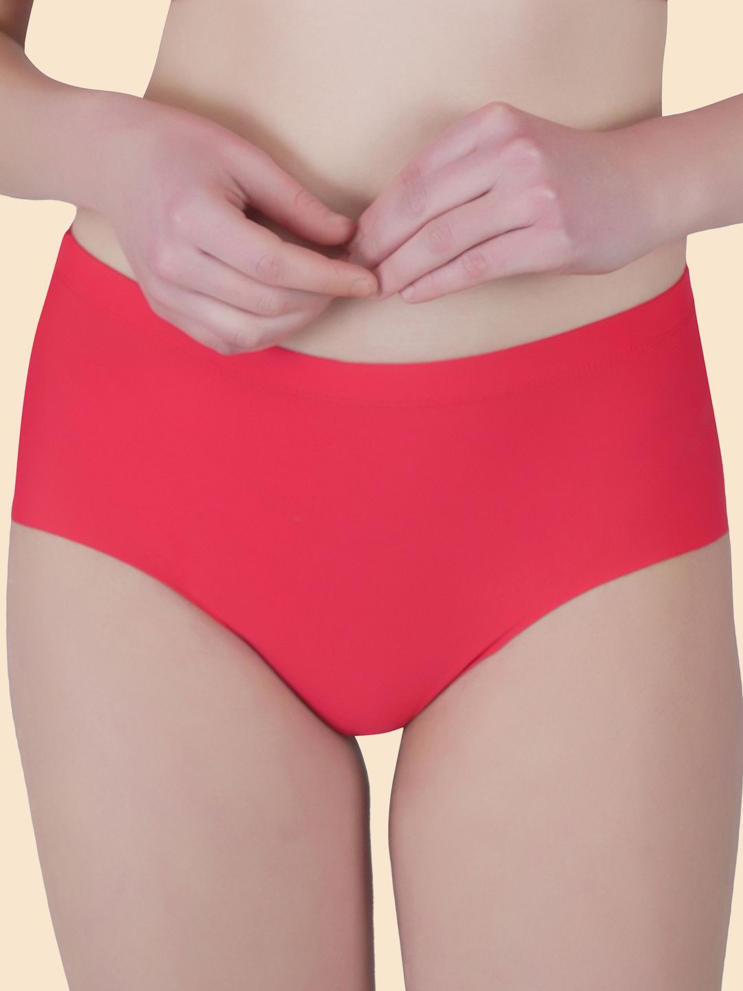 

Tweens Mid-Rise Hipsters Panty Briefs TW-PAN 01-CRL-1PC, Orange