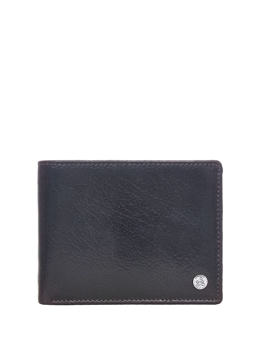 

Eske Men Textured Leather Two Fold Wallet, Brown